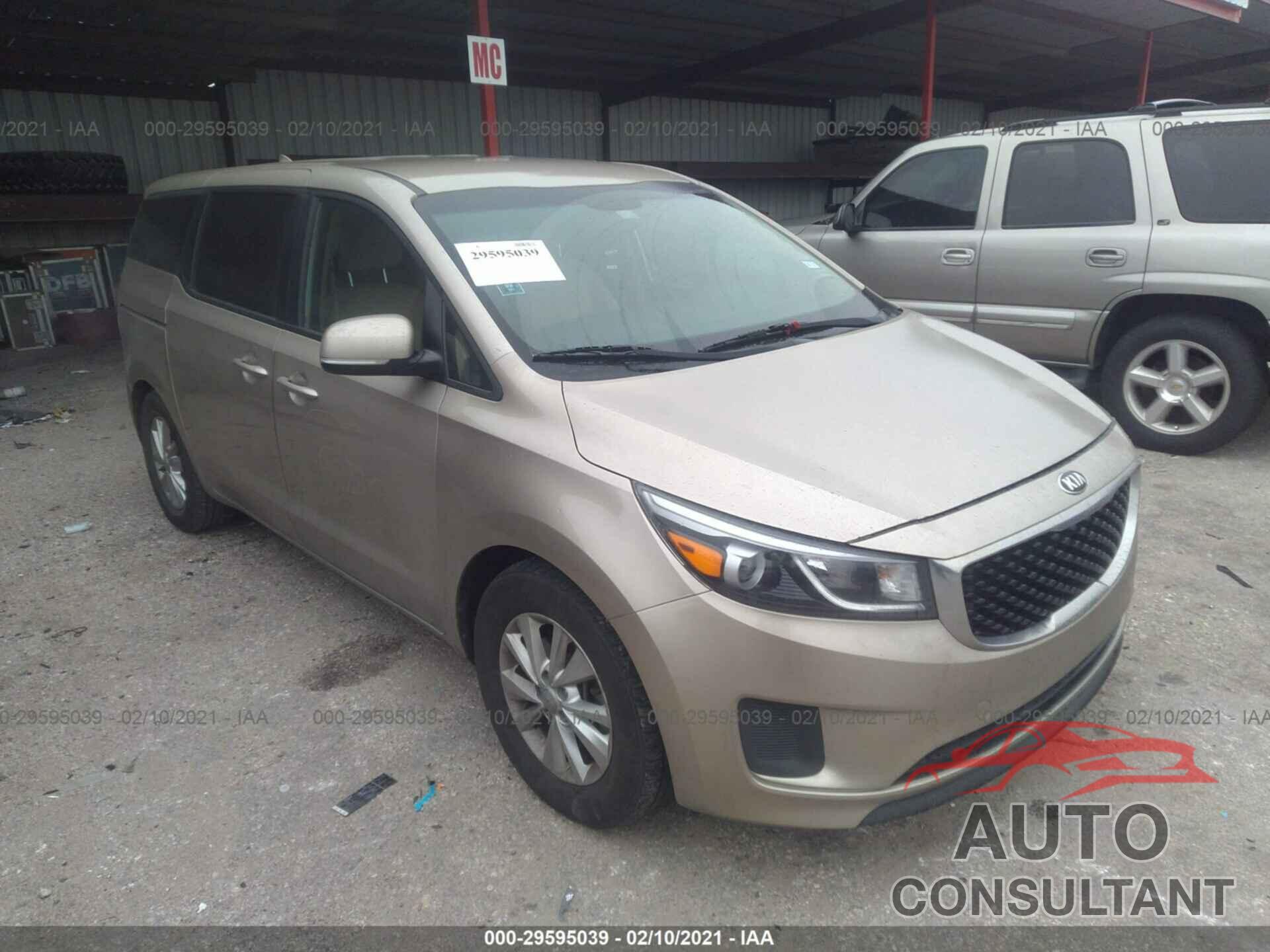 KIA SEDONA 2017 - KNDMB5C11H6241717