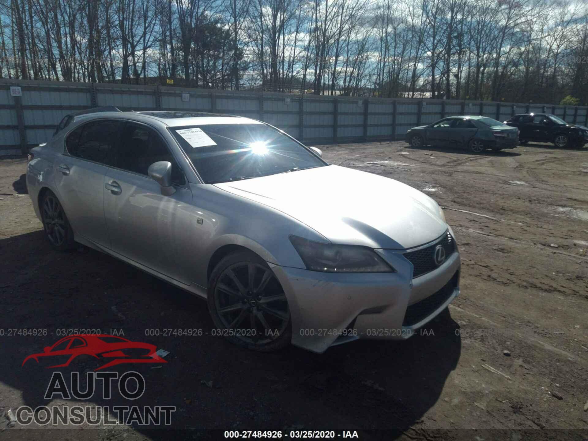 LEXUS GS 2013 - JTHBE1BL2D5017557