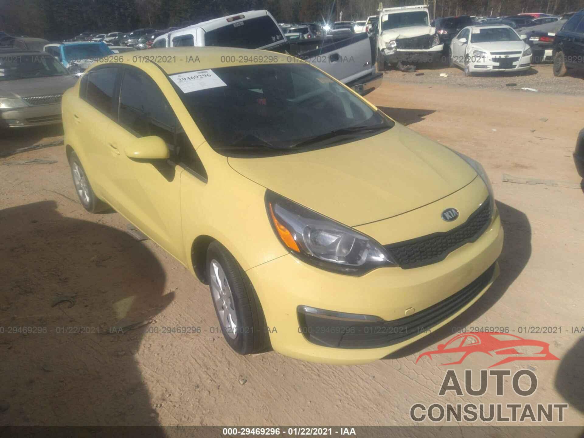 KIA RIO 2016 - KNADM4A33G6559309