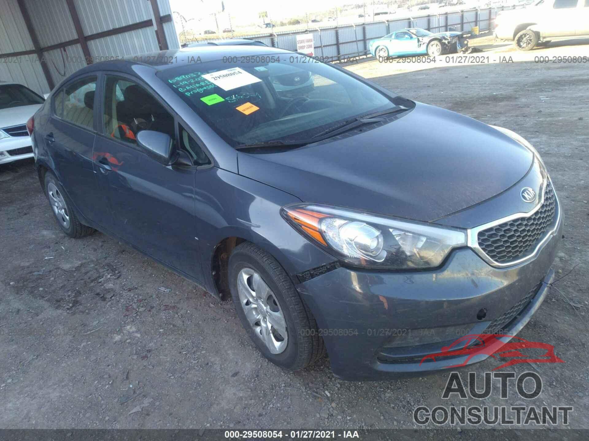KIA FORTE 2016 - KNAFK4A60G5620033