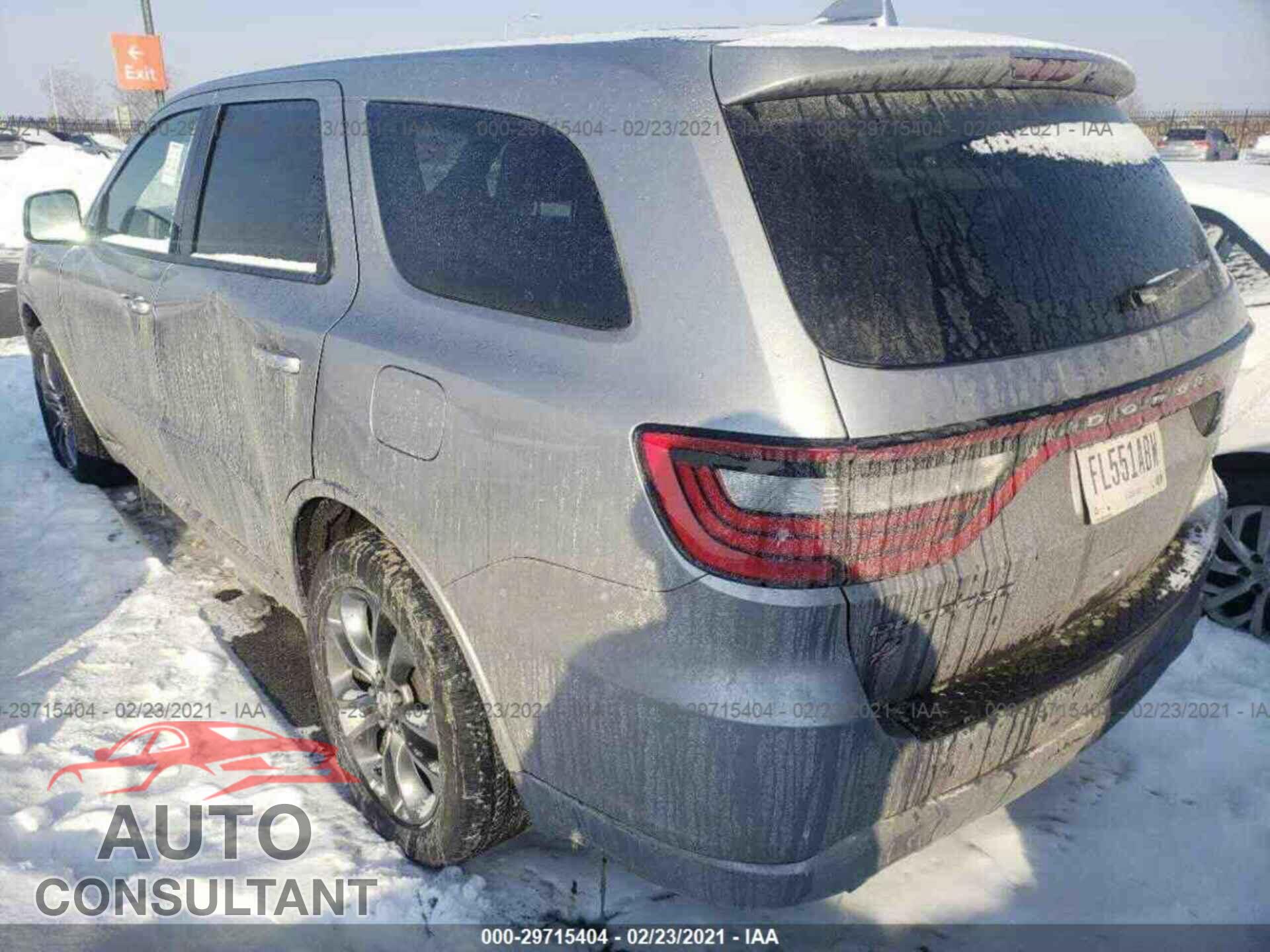 DODGE DURANGO 2019 - 1C4RDJDGXKC691645
