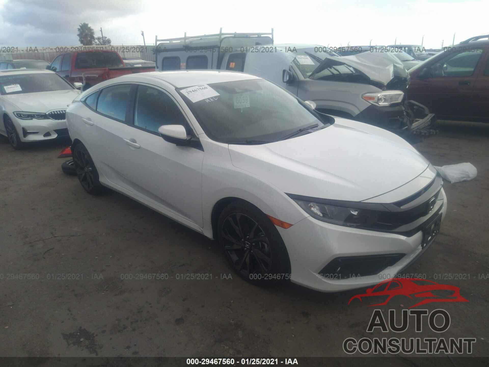 HONDA CIVIC SEDAN 2019 - 2HGFC2F86KH574189