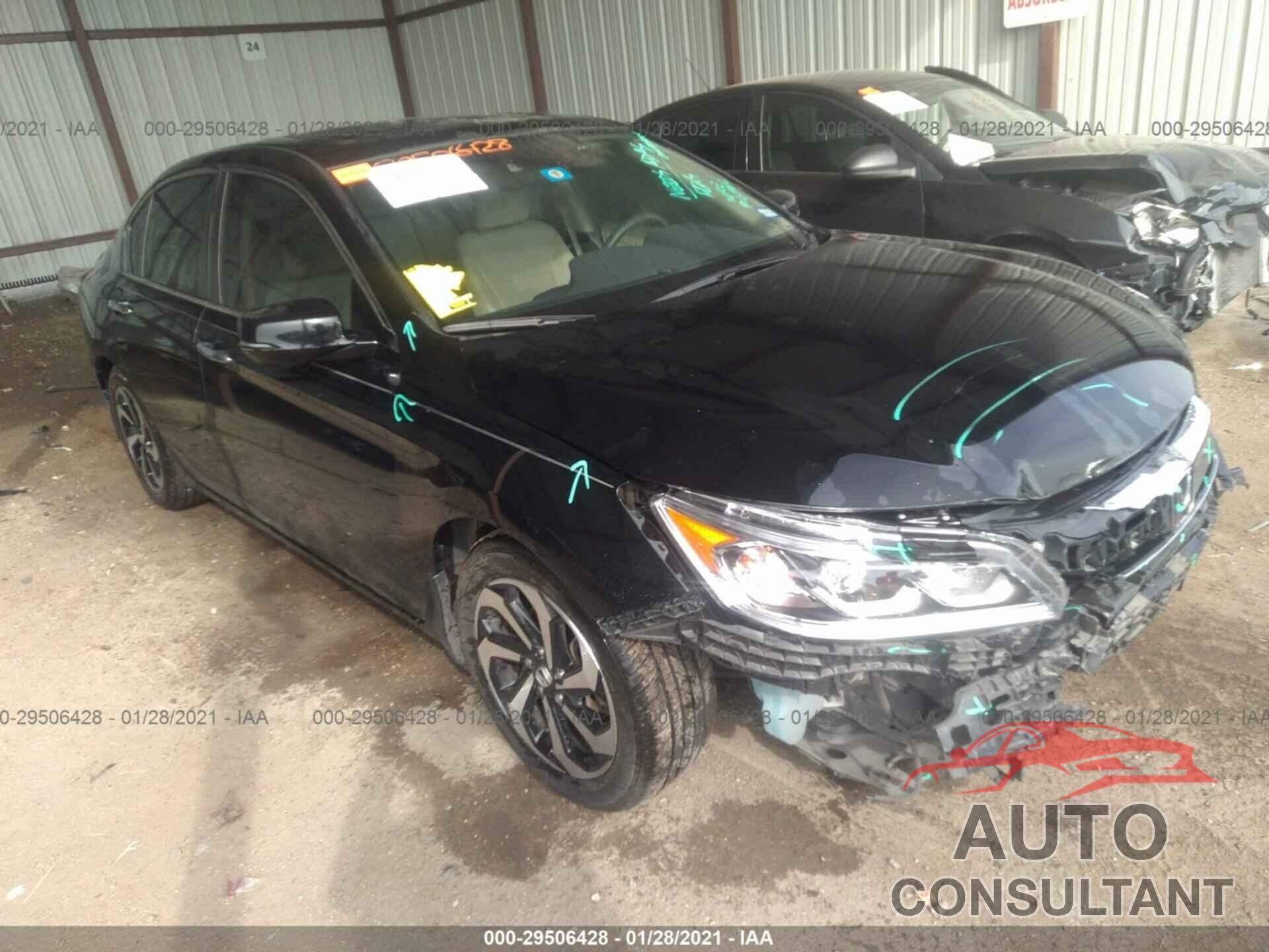 HONDA ACCORD SEDAN 2016 - 1HGCR2F09GA004561