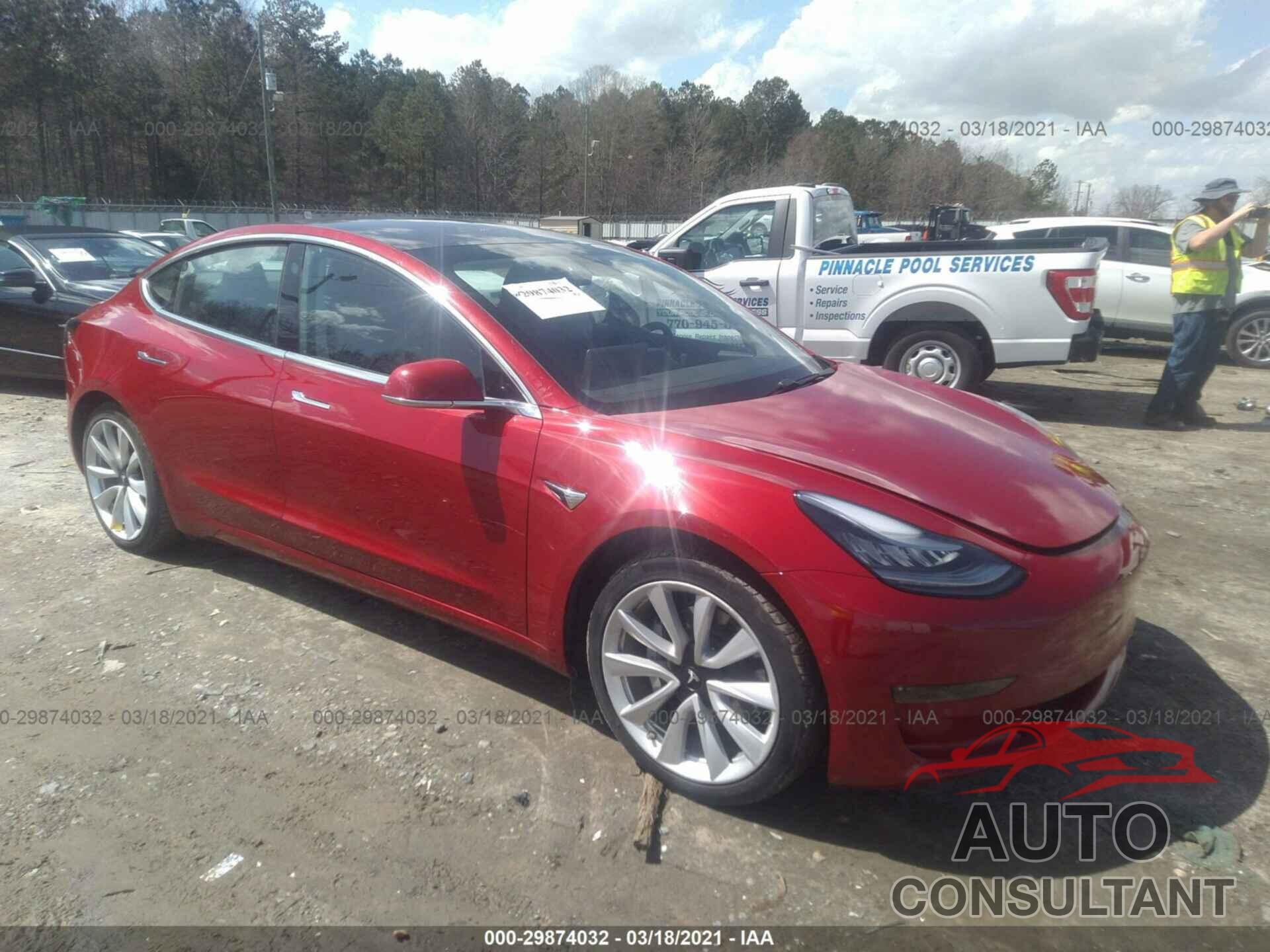 TESLA MODEL 3 2019 - 5YJ3E1EB1KF150489