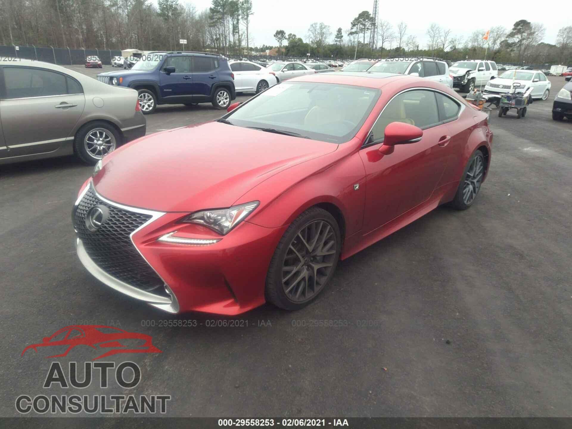 LEXUS RC 200T 2016 - JTHHA5BC9G5000367
