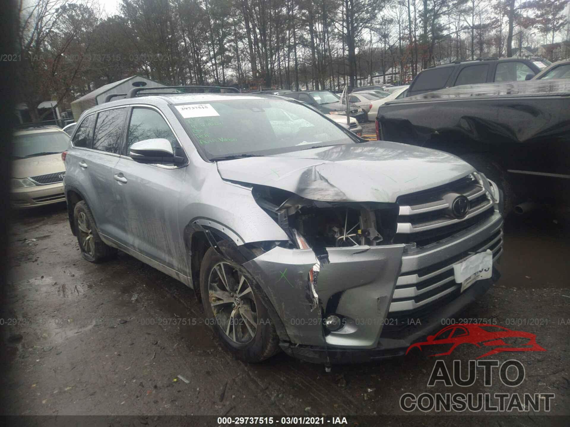 TOYOTA HIGHLANDER 2017 - 5TDBZRFH3HS372117