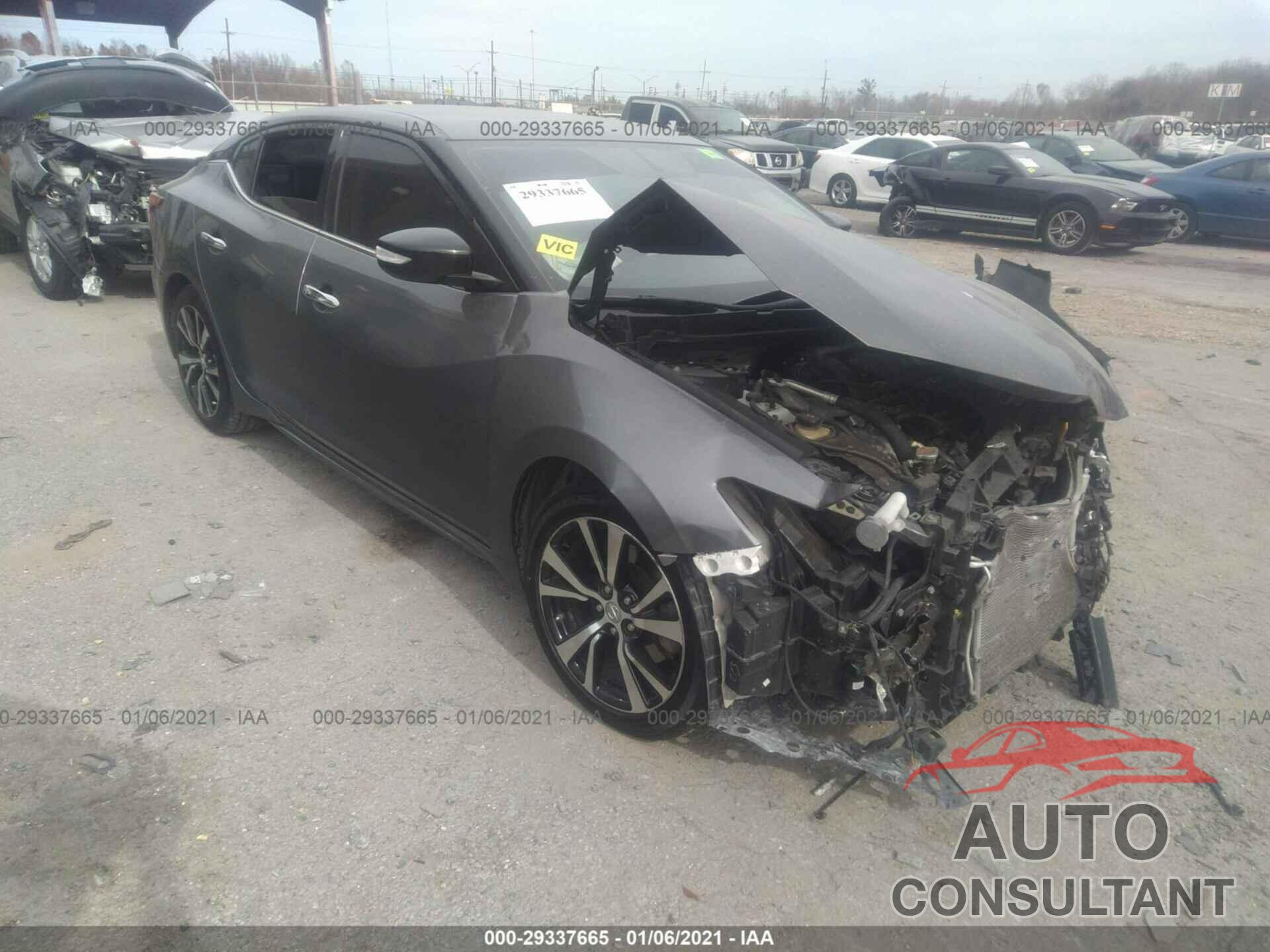 NISSAN MAXIMA 2017 - 1N4AA6APXHC450349