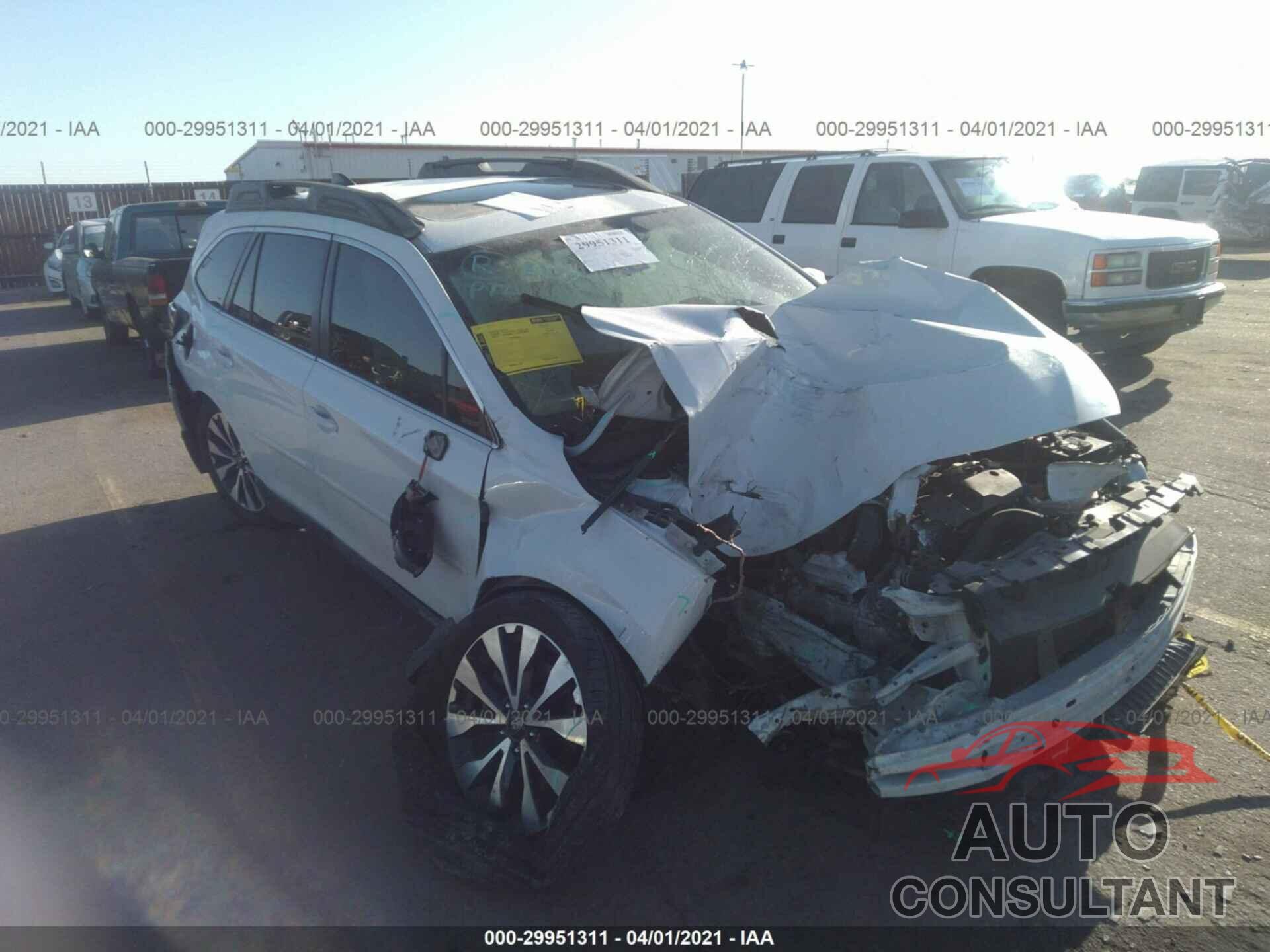 SUBARU OUTBACK 2016 - 4S4BSBNC5G3281637