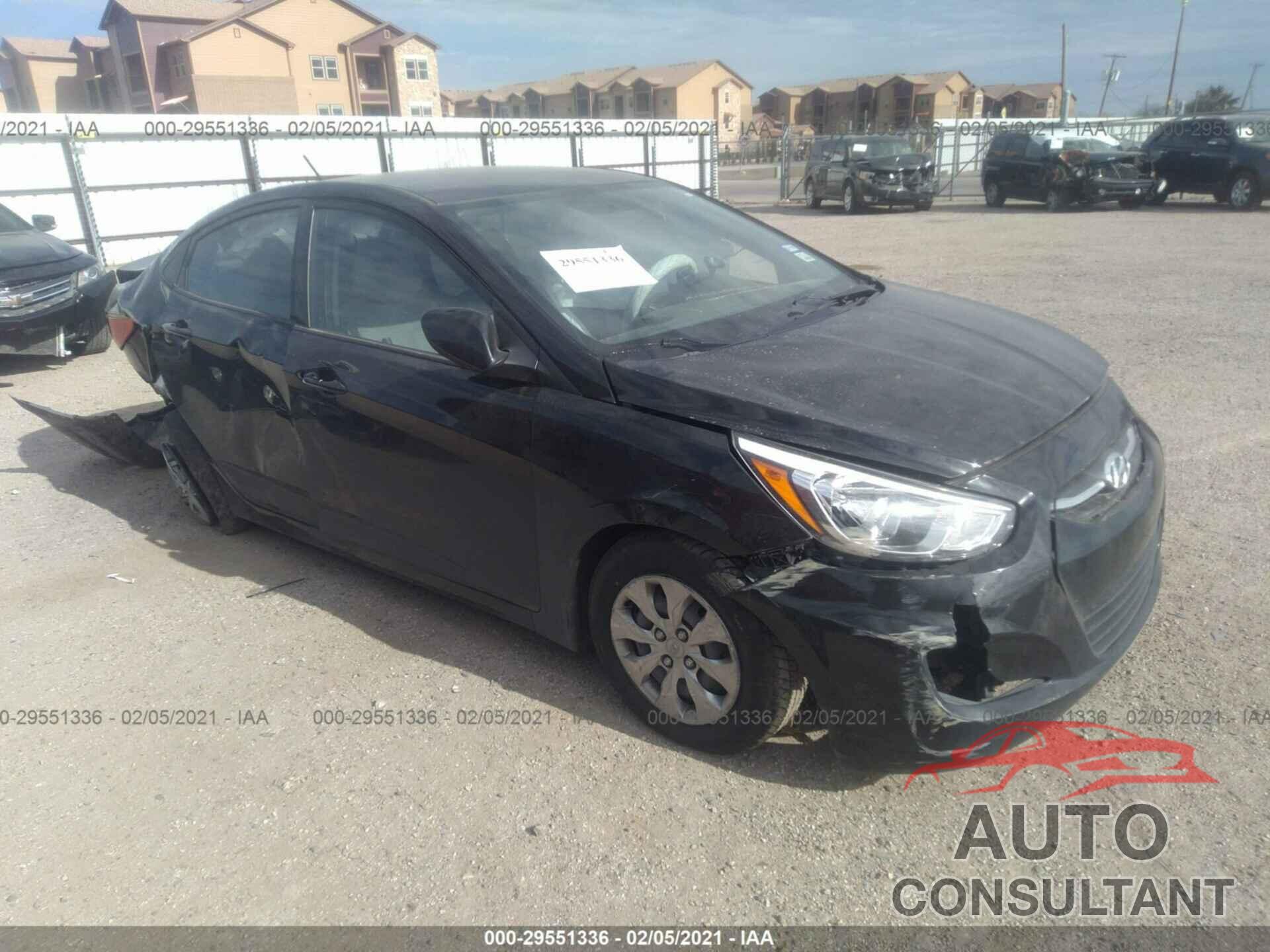 HYUNDAI ACCENT 2017 - KMHCT4AE6HU372111