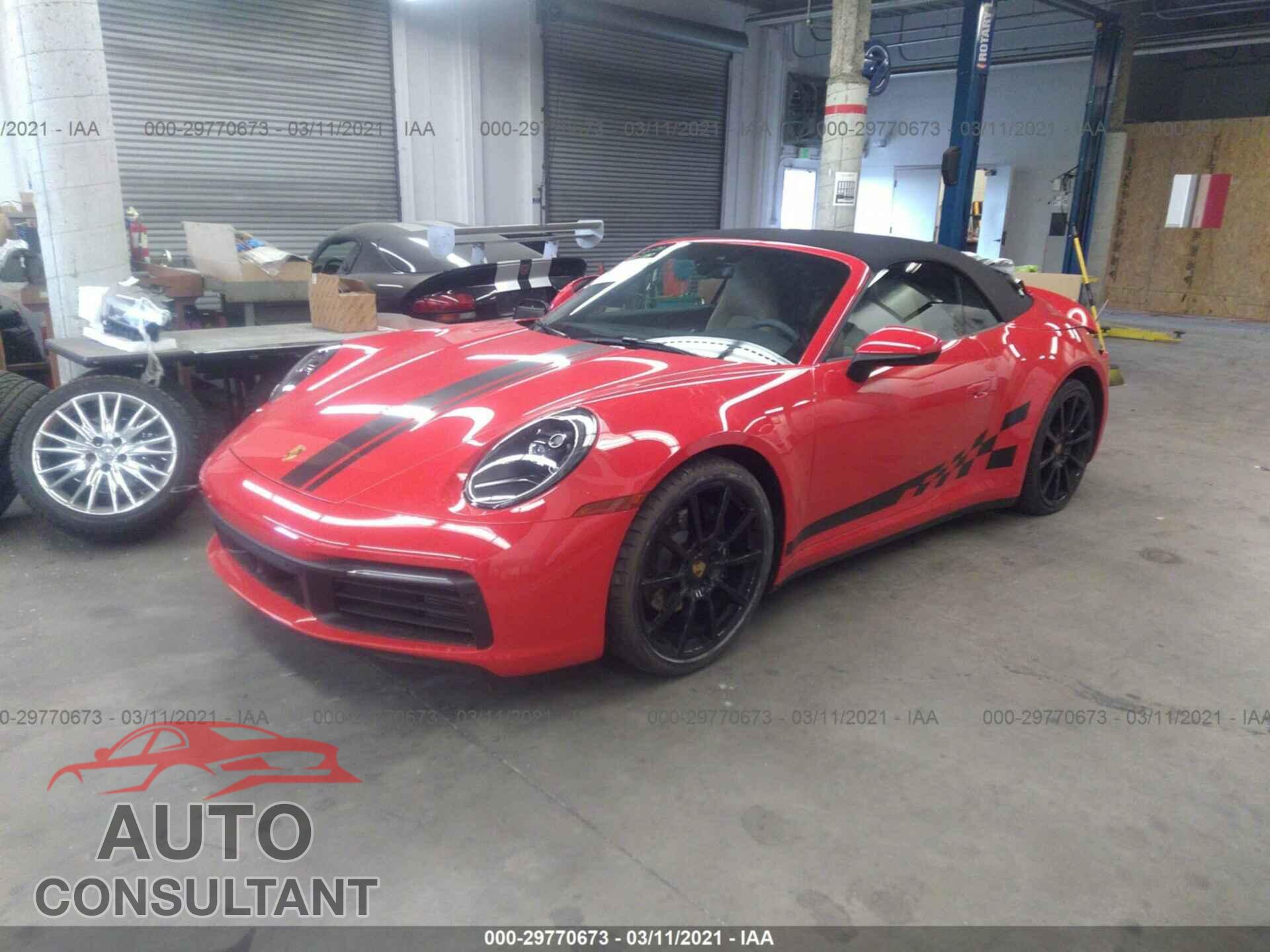 PORSCHE 911 2020 - WP0CA2A98LS251845