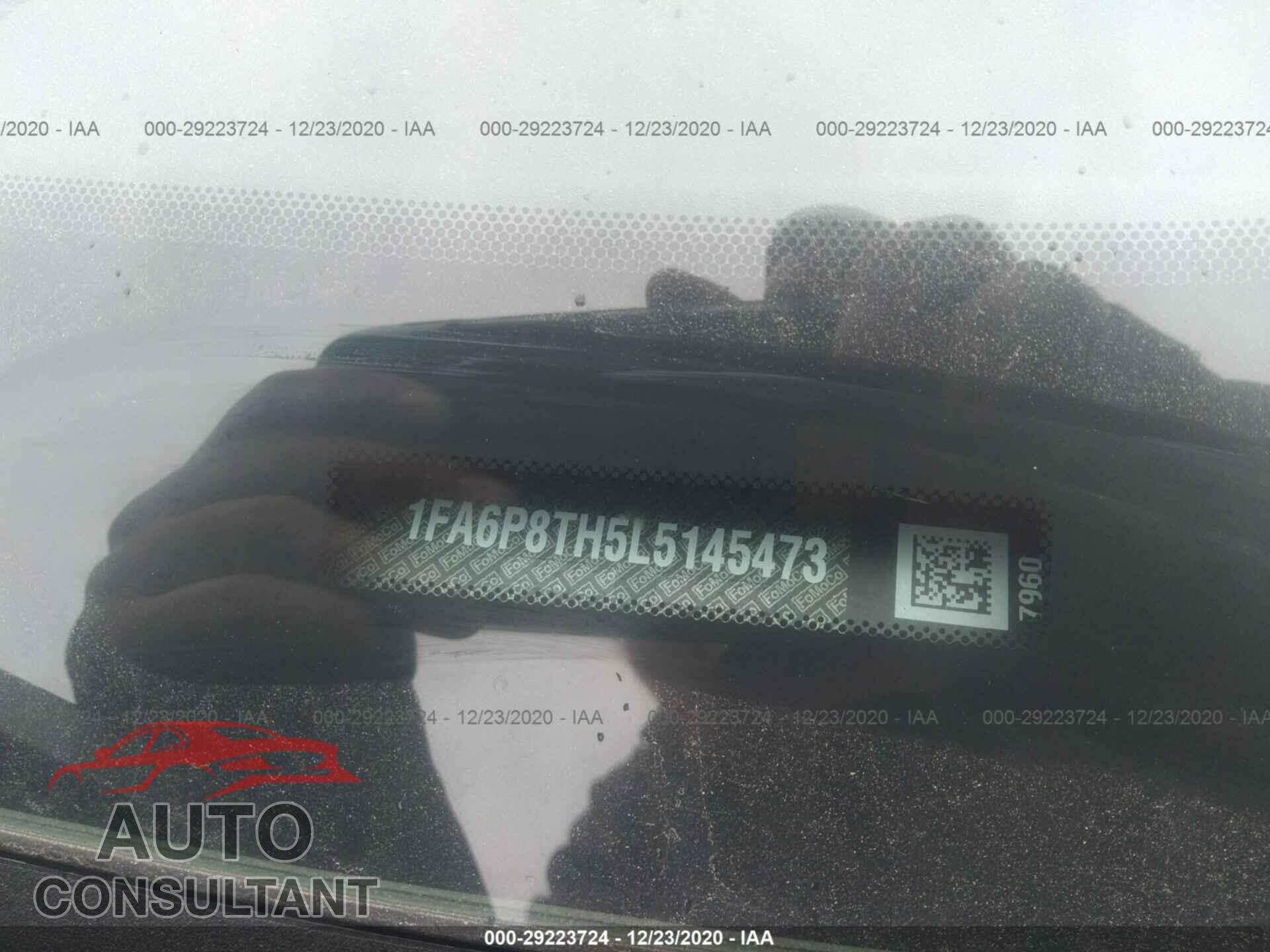 FORD MUSTANG 2020 - 1FA6P8TH5L5145473