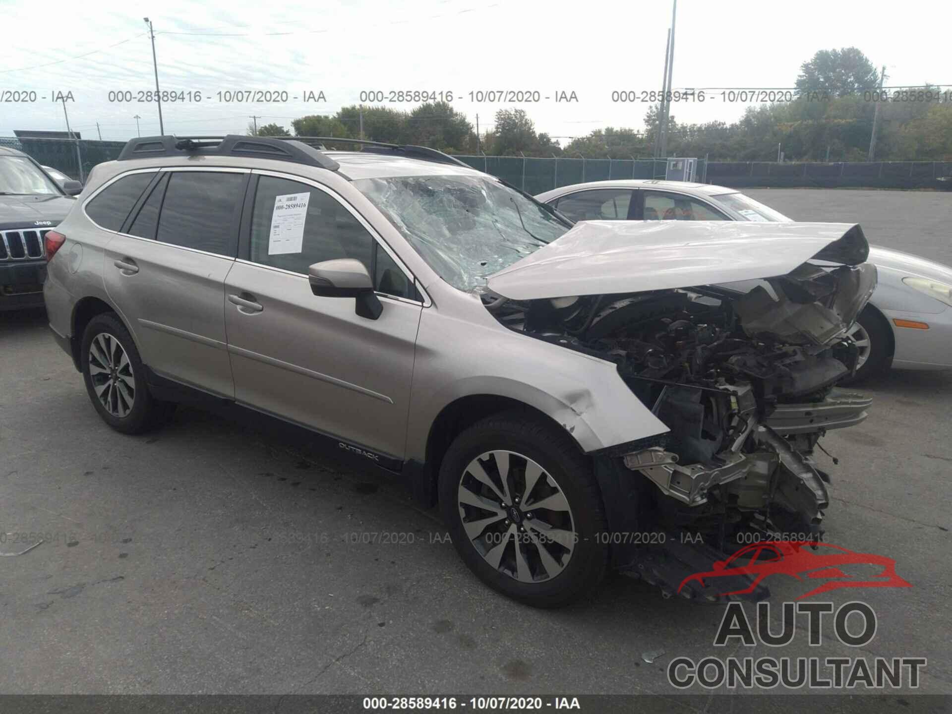SUBARU OUTBACK 2015 - 4S4BSBNC7F3360869
