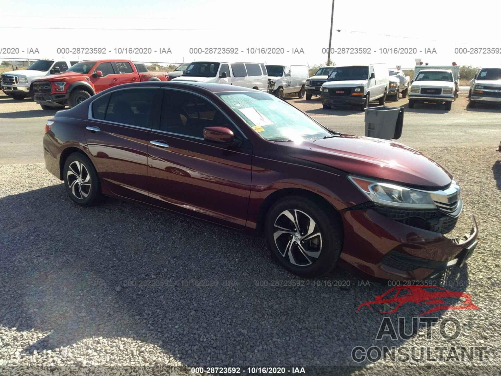 HONDA ACCORD SEDAN 2016 - 1HGCR2F39GA155281