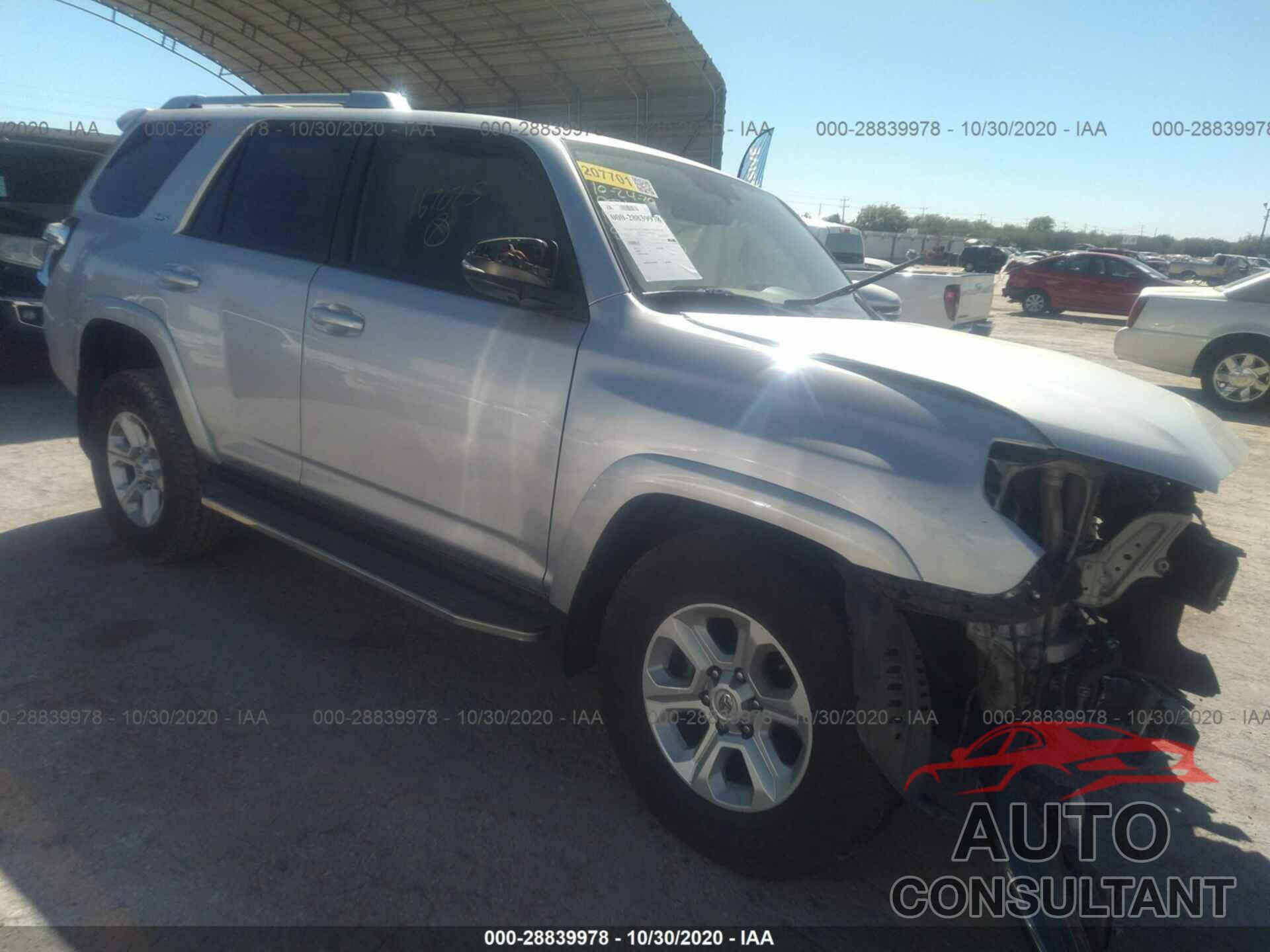 TOYOTA 4RUNNER 2018 - JTEZU5JR0J5167075