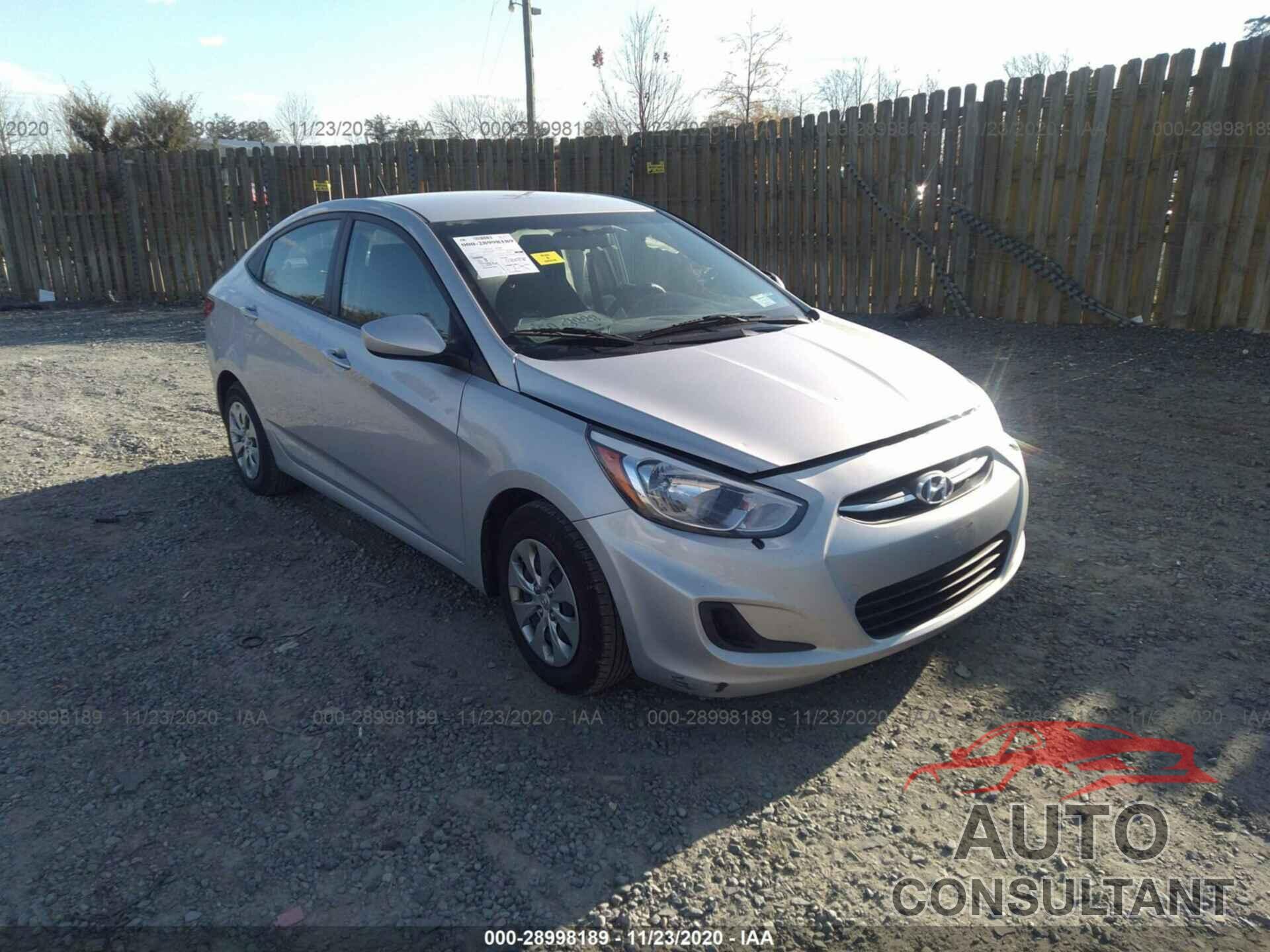HYUNDAI ACCENT 2017 - KMHCT4AE4HU323442