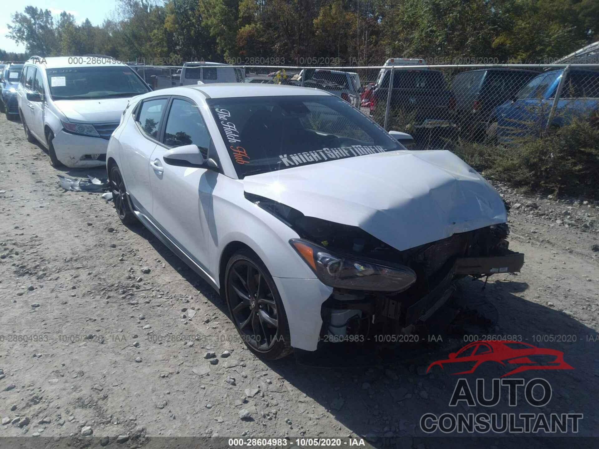 HYUNDAI VELOSTER 2019 - KMHTH6AB6KU016106