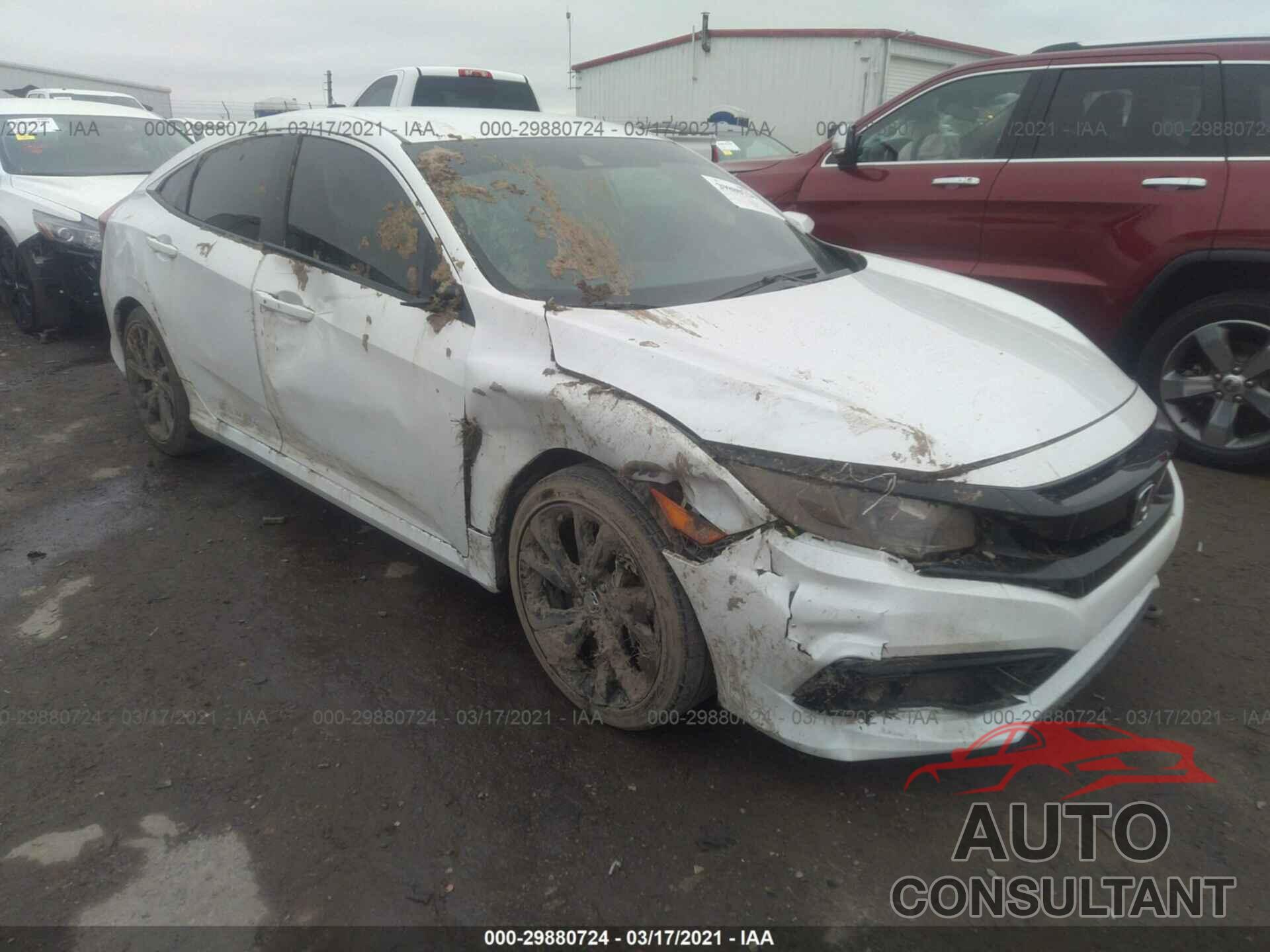 HONDA CIVIC SEDAN 2019 - 19XFC2F87KE010741