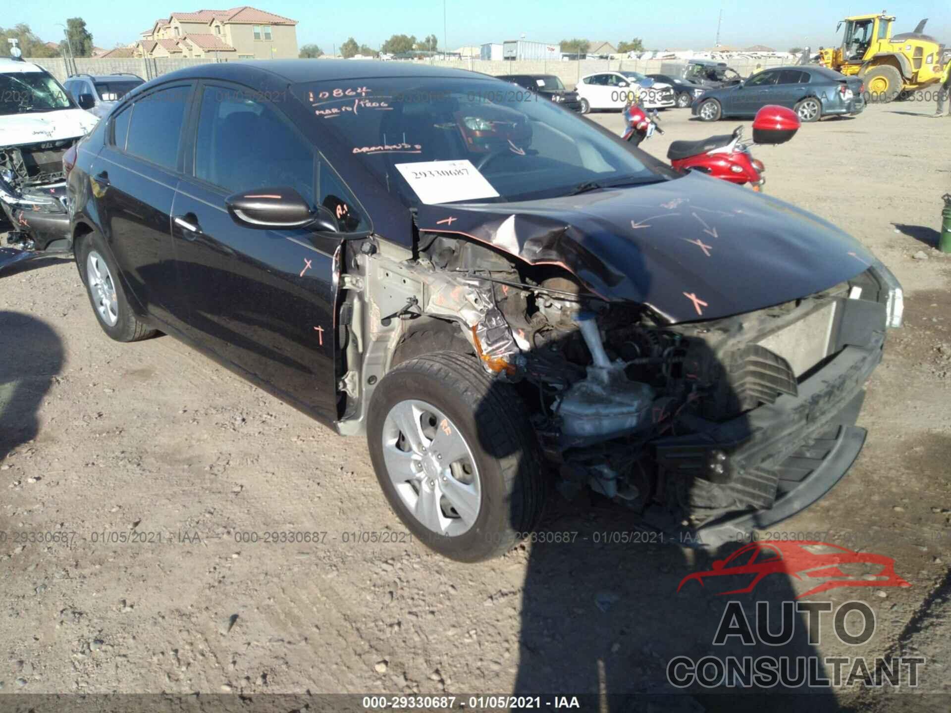 KIA FORTE 2017 - 3KPFK4A73HE160383