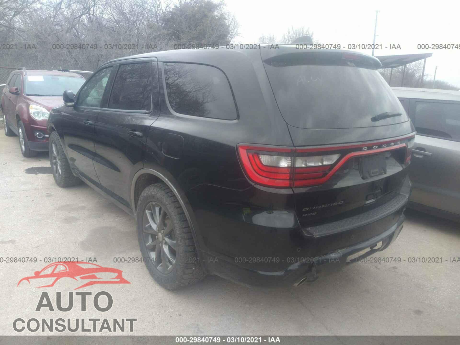 DODGE DURANGO 2017 - 1C4RDJDG0HC904997