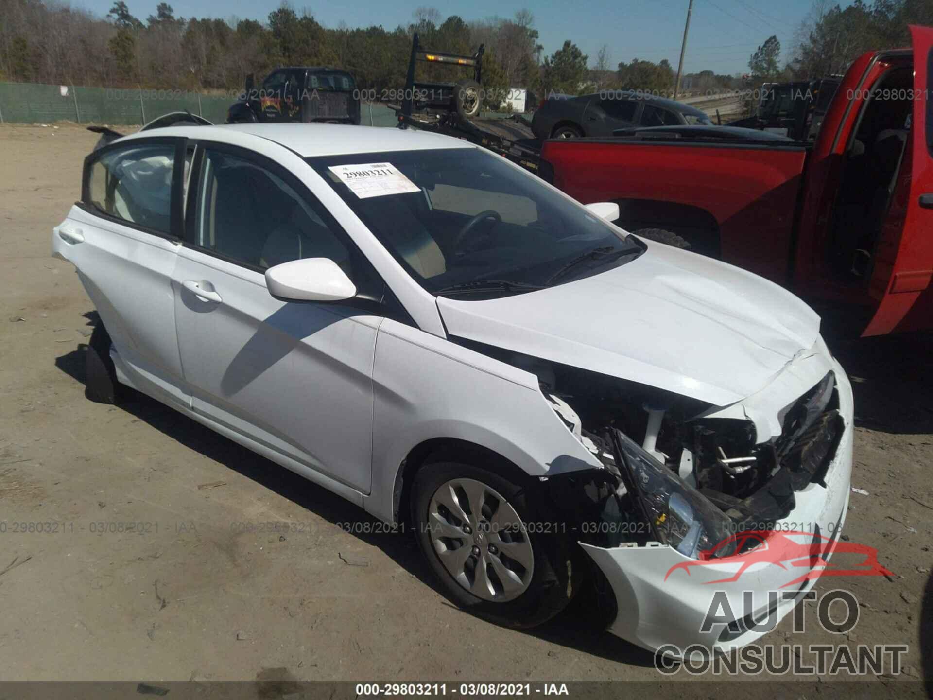 HYUNDAI ACCENT 2016 - KMHCT4AE7GU115490