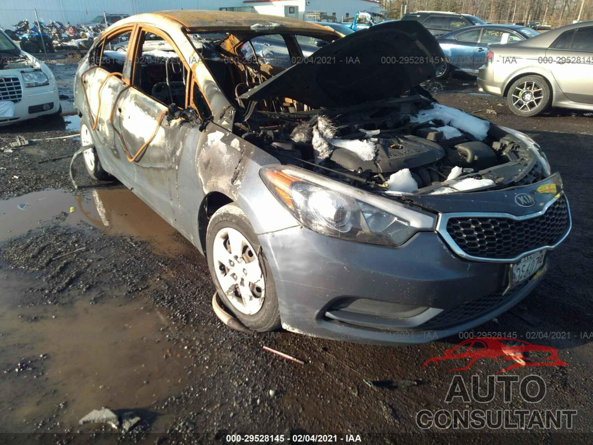 KIA FORTE 2016 - KNAFX4A65G5536596