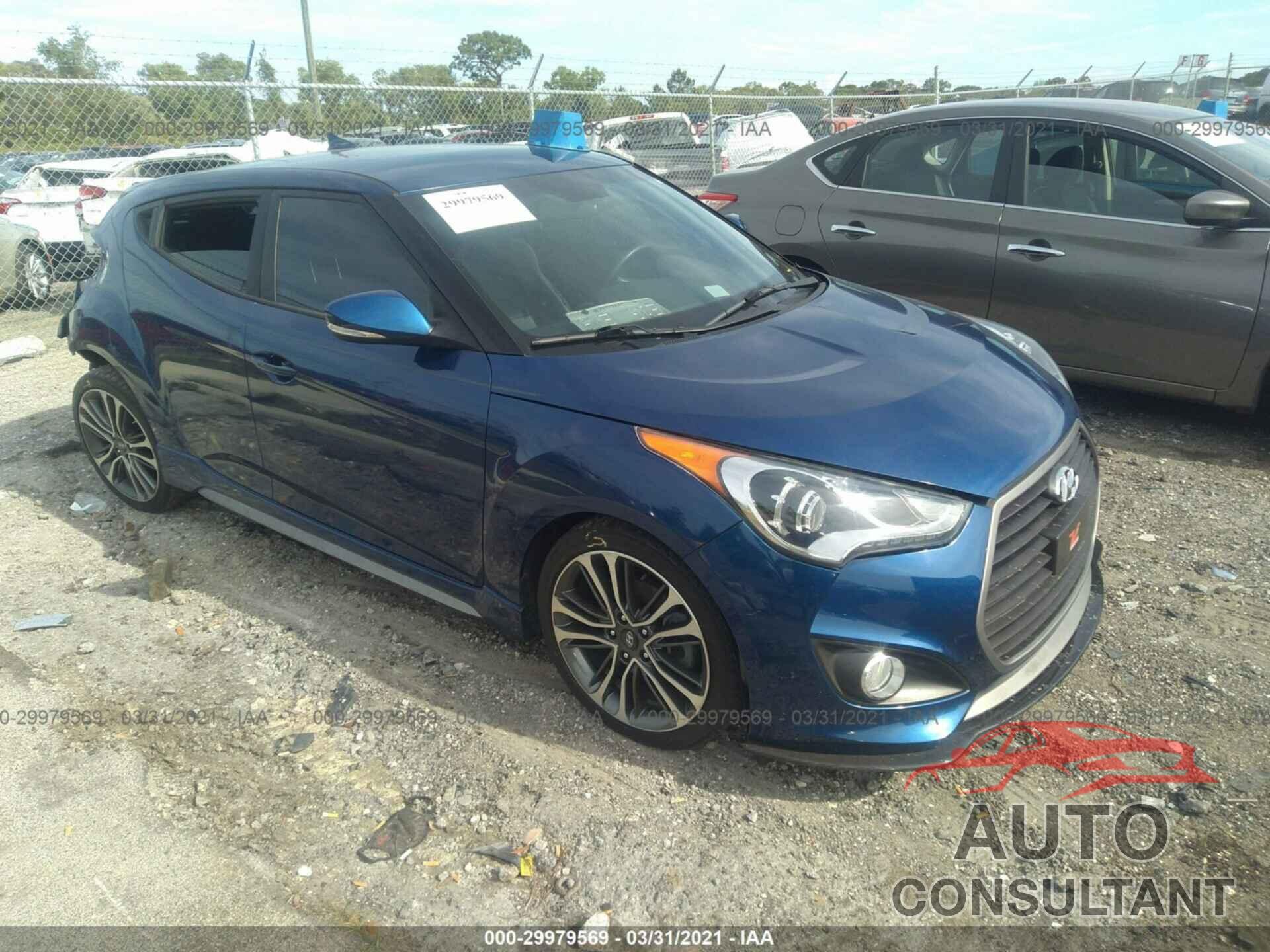 HYUNDAI VELOSTER 2016 - KMHTC6AE4GU276164