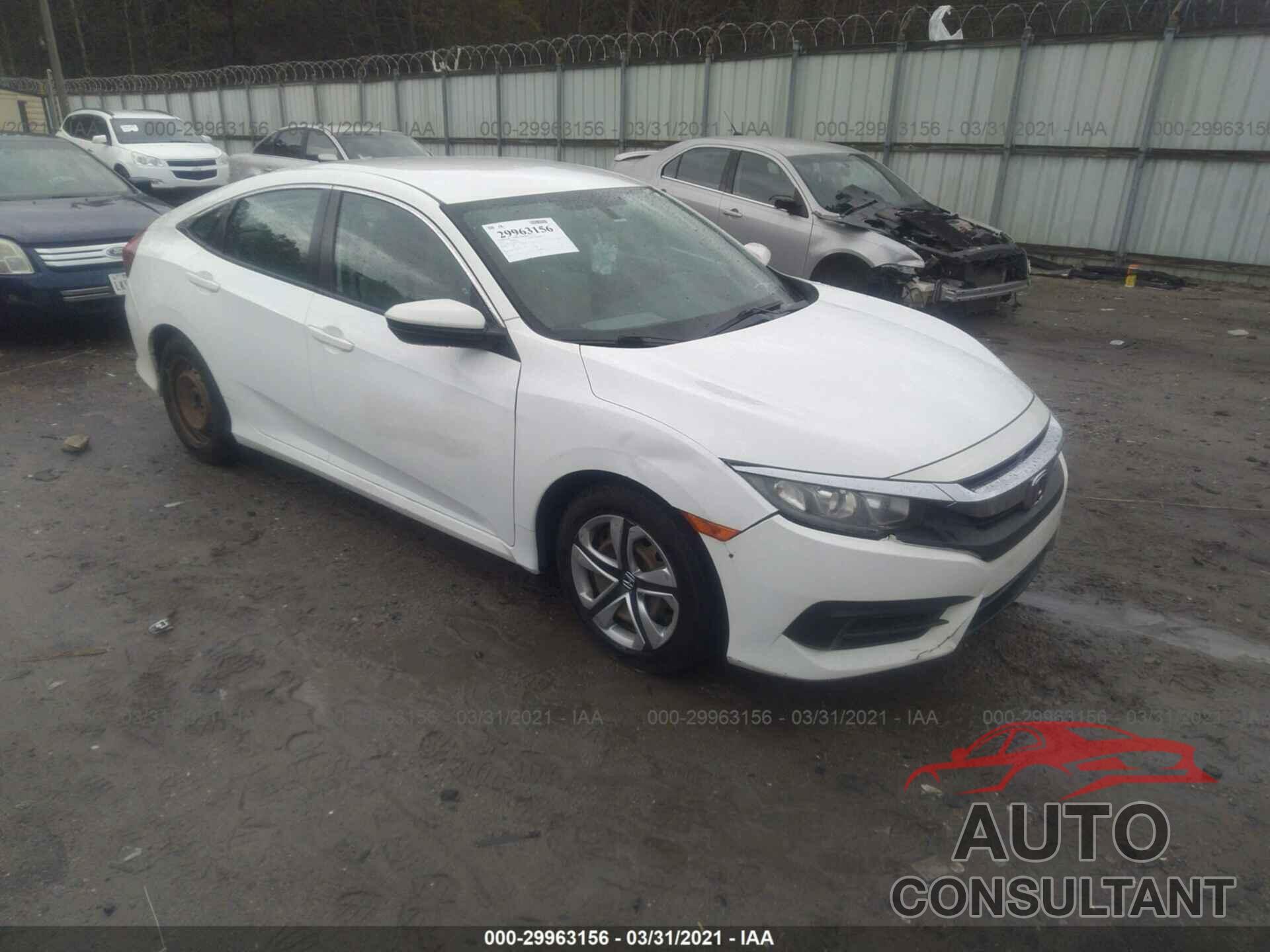 HONDA CIVIC SEDAN 2016 - 19XFC2F53GE000978