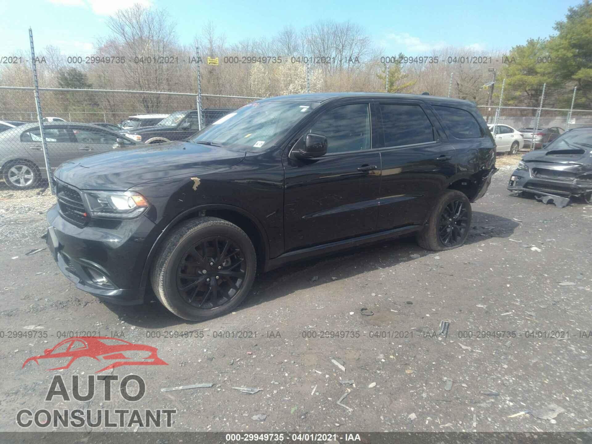 DODGE DURANGO 2016 - 1C4RDJAG9GC484904