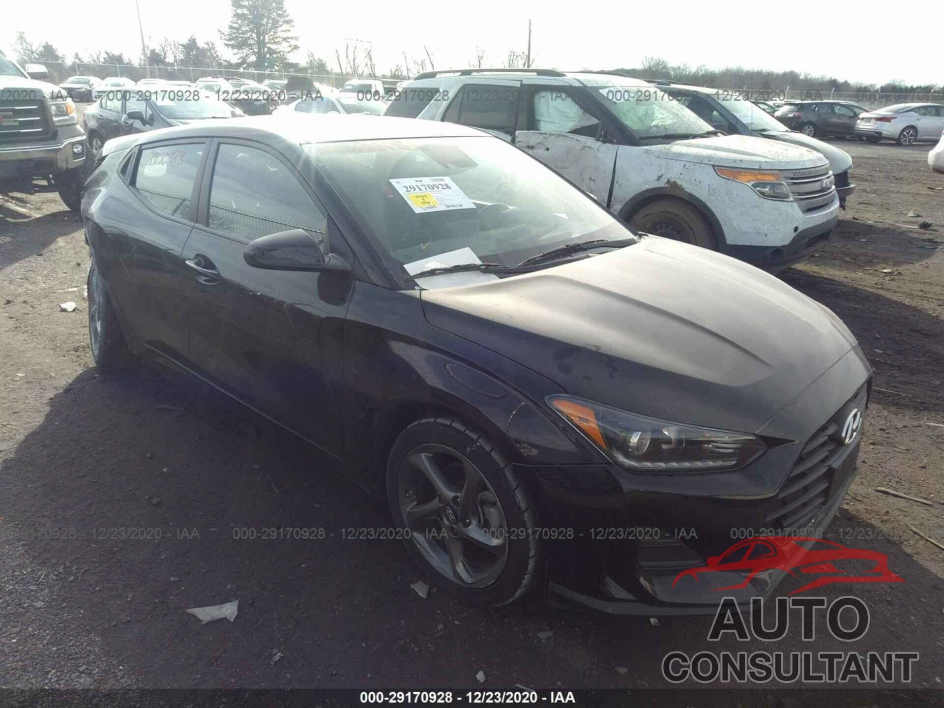 HYUNDAI VELOSTER 2019 - KMHTG6AF9KU017305