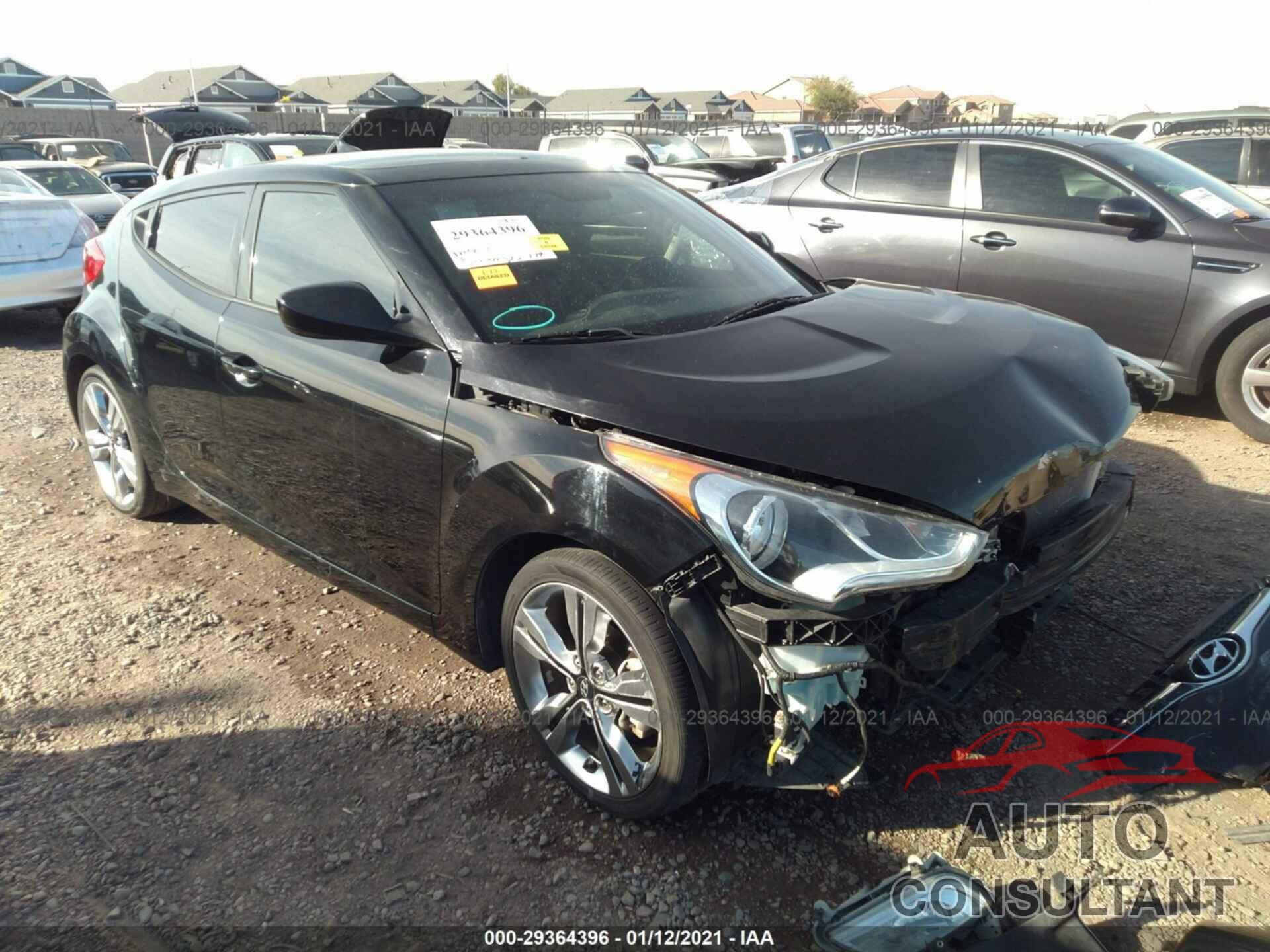 HYUNDAI VELOSTER 2016 - KMHTC6AD3GU257080