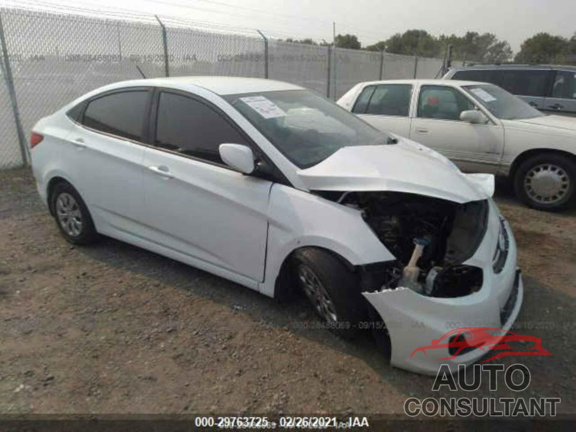 HYUNDAI ACCENT 2016 - KMHCT4AE5GU121014