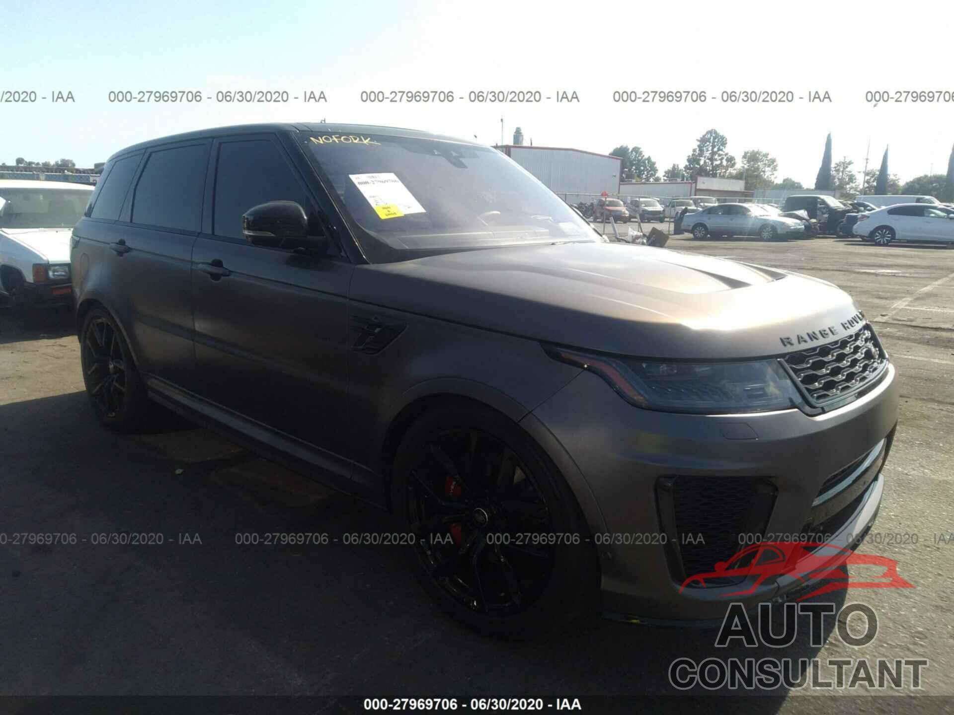 LAND ROVER RANGE ROVER SPORT 2019 - SALWZ2SE6KA840777