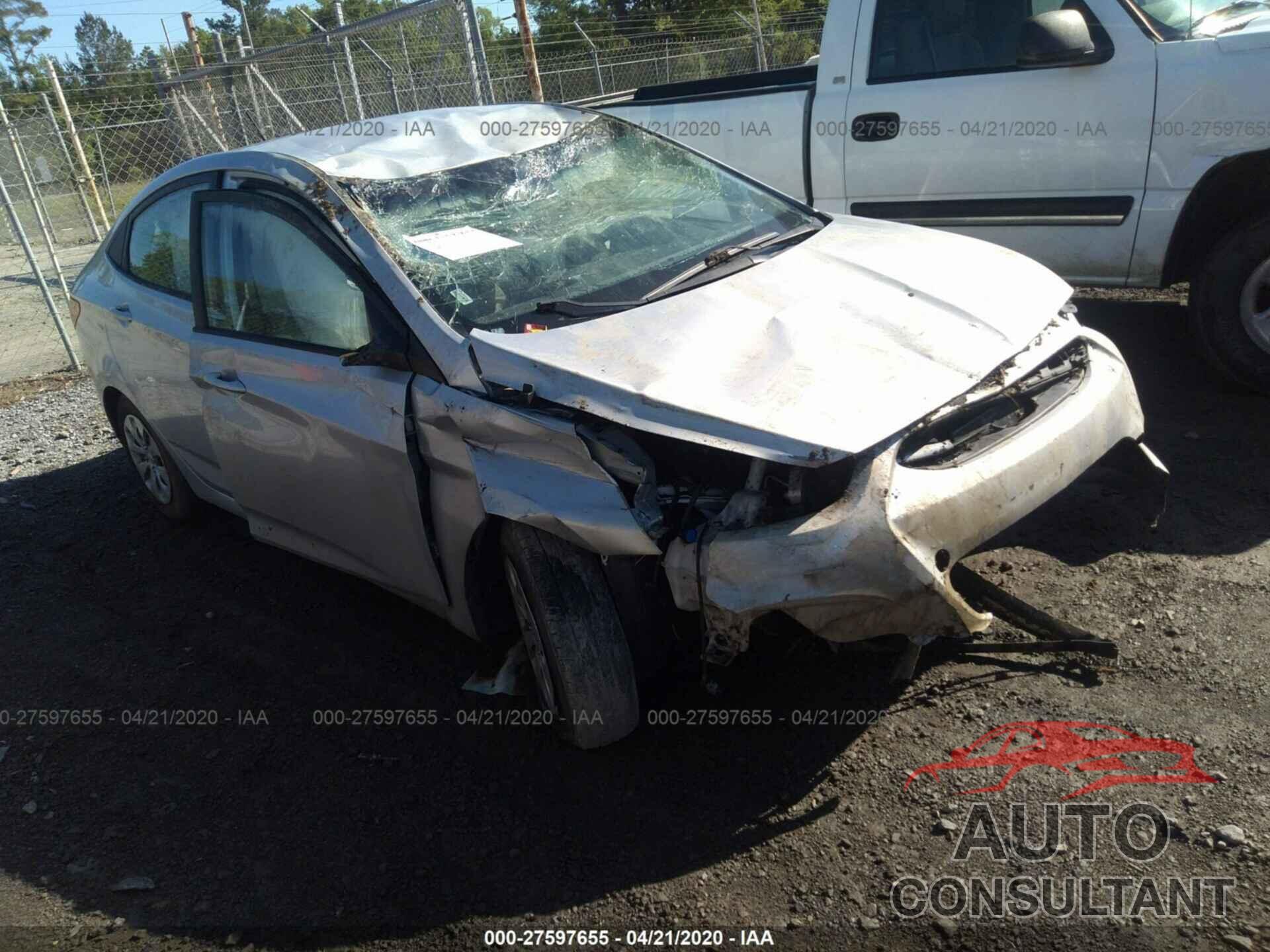 HYUNDAI ACCENT 2017 - KMHCT4AE7HU240717