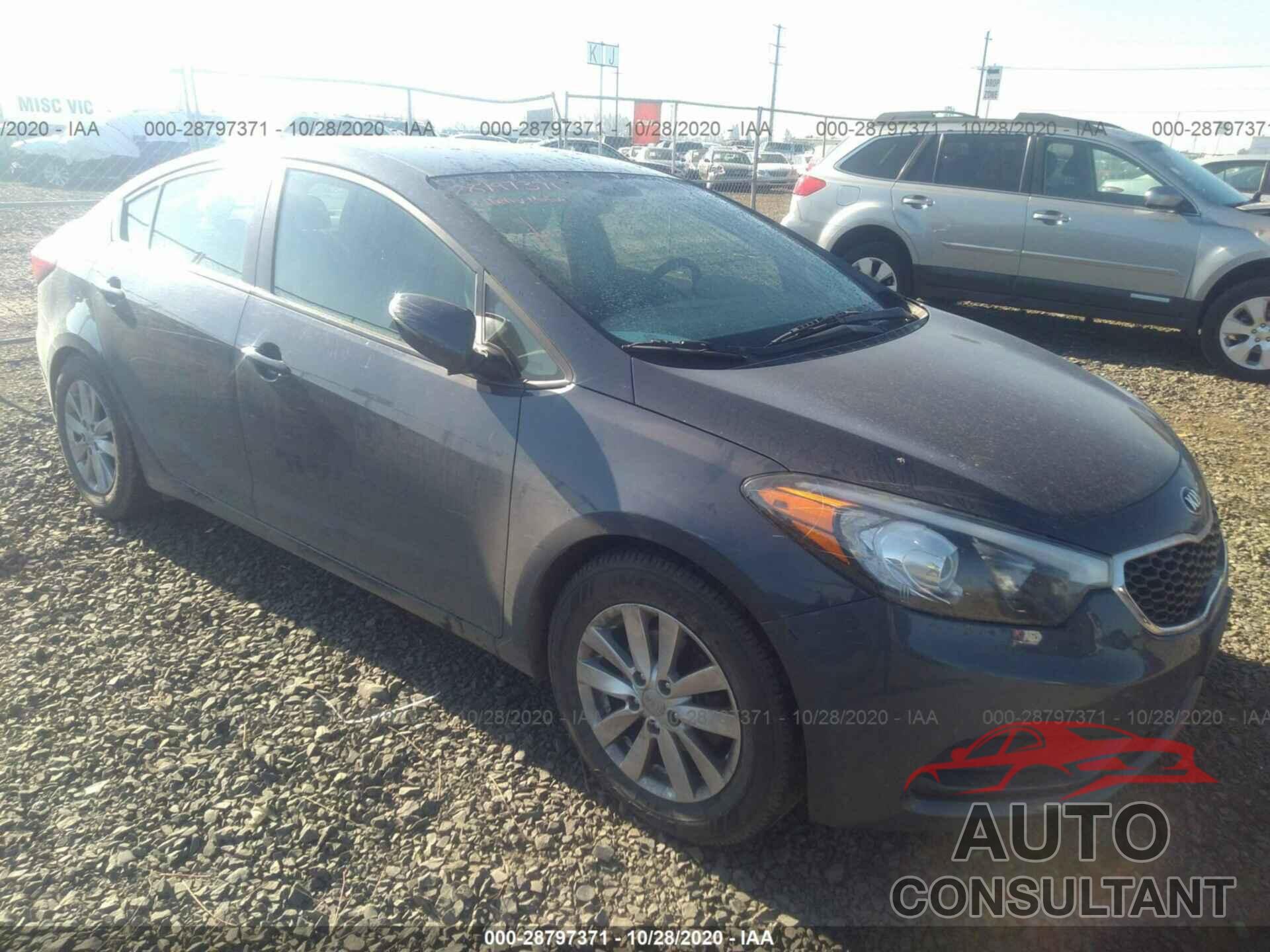 KIA FORTE 2016 - KNAFX4A66G5604534