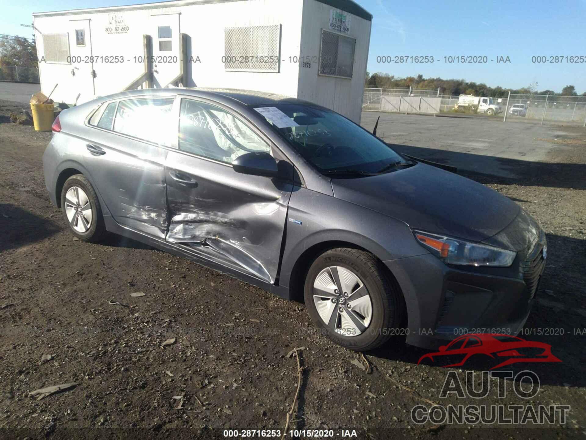 HYUNDAI IONIQ HYBRID 2019 - KMHC65LC2KU164677