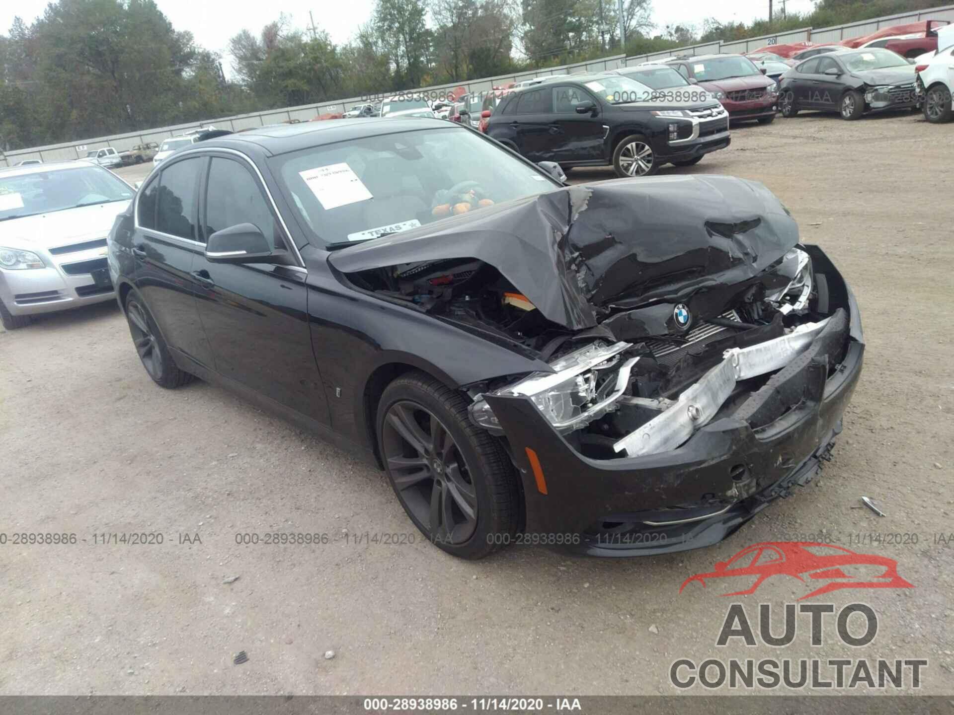 BMW 3 SERIES 2017 - WBA8E1C54HK895328