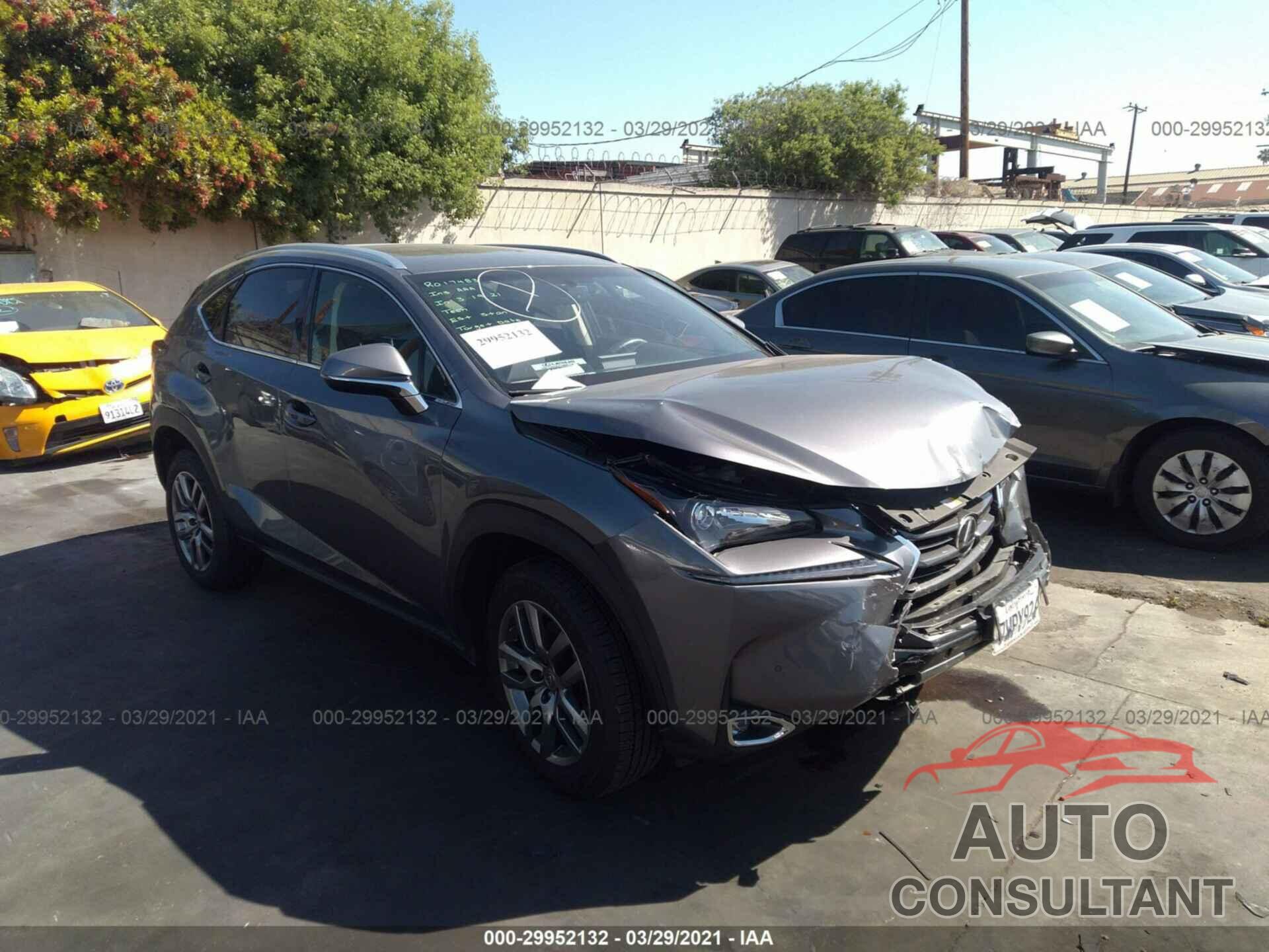 LEXUS NX 200T 2016 - JTJYARBZ6G2040434