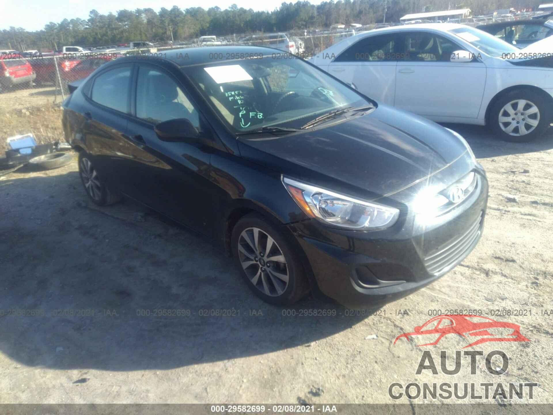 HYUNDAI ACCENT 2017 - KMHCT4AEXHU354856
