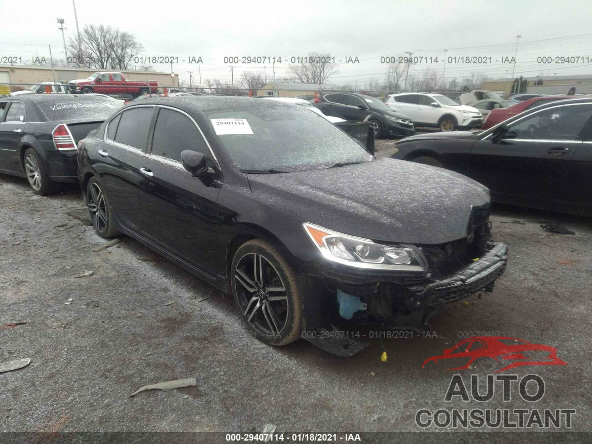 HONDA ACCORD SEDAN 2016 - 1HGCR2F61GA054360