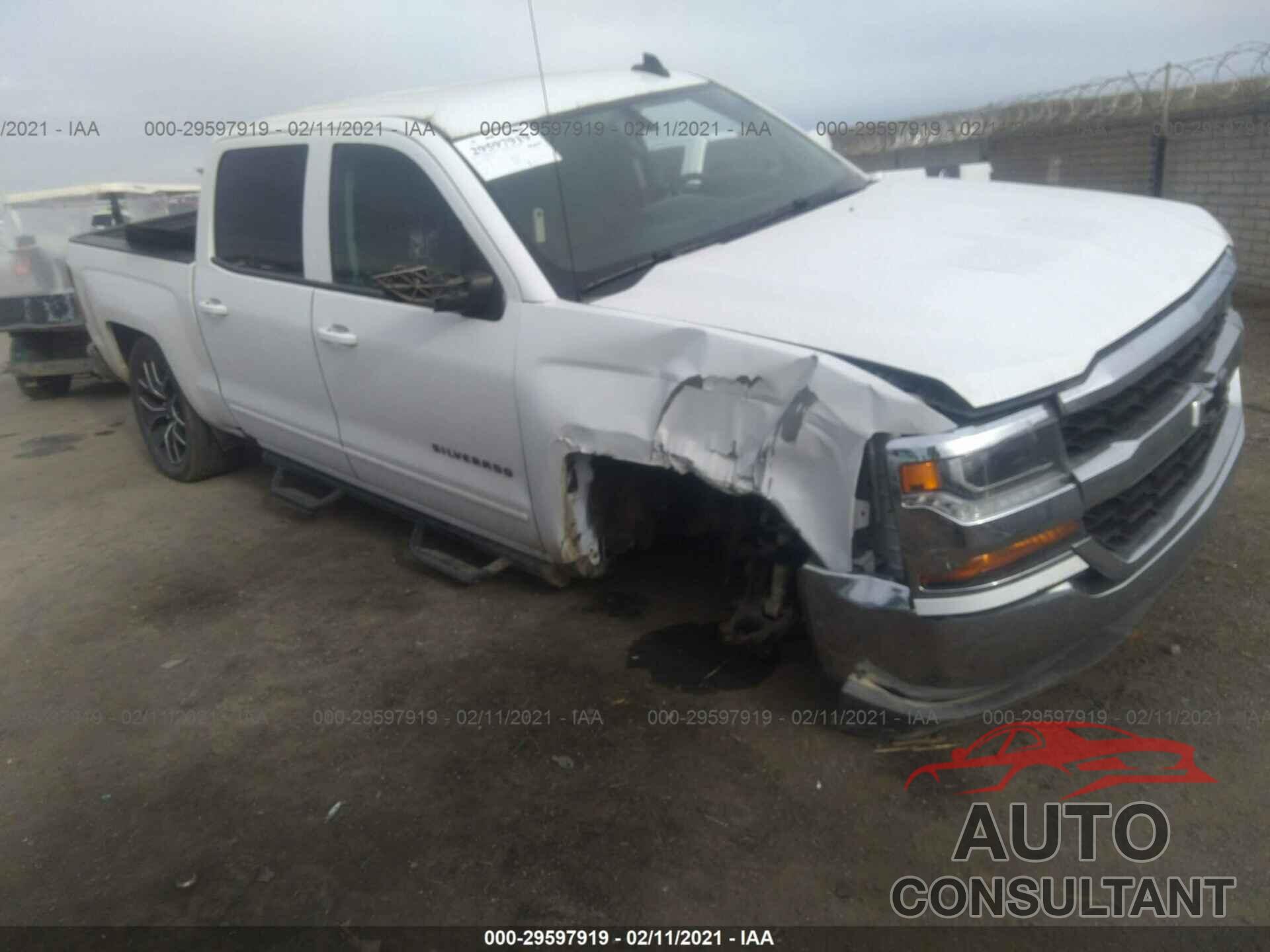 CHEVROLET SILVERADO 1500 2016 - 3GCPCRECXGG186388