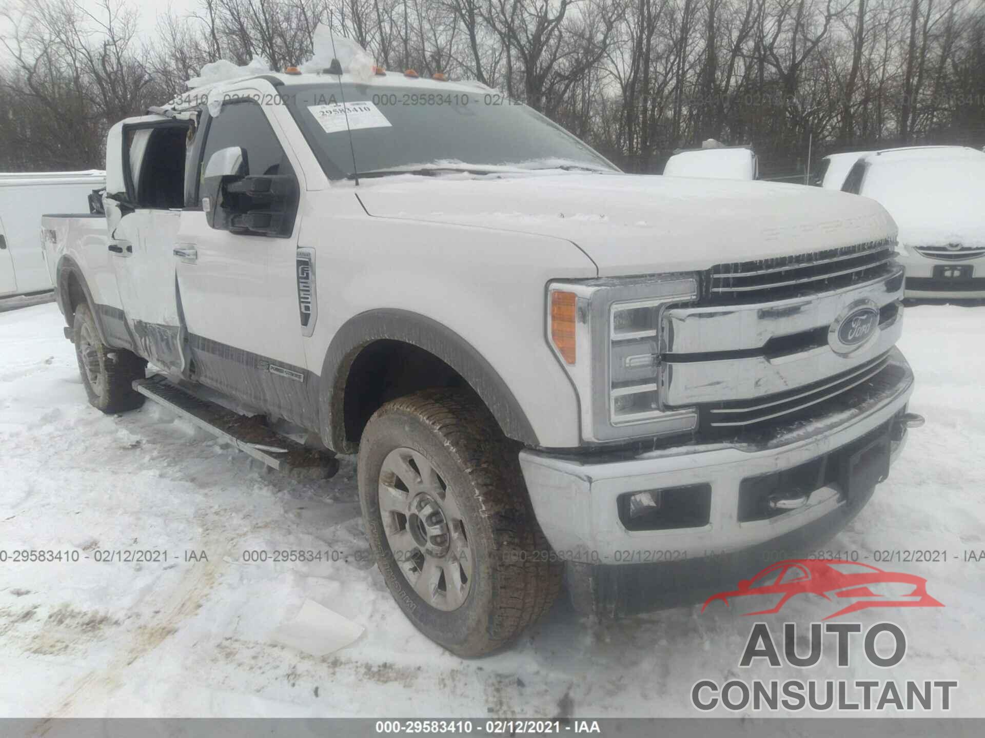 FORD SUPER DUTY F-250 SRW 2019 - 1FT7W2BT6KEF68596