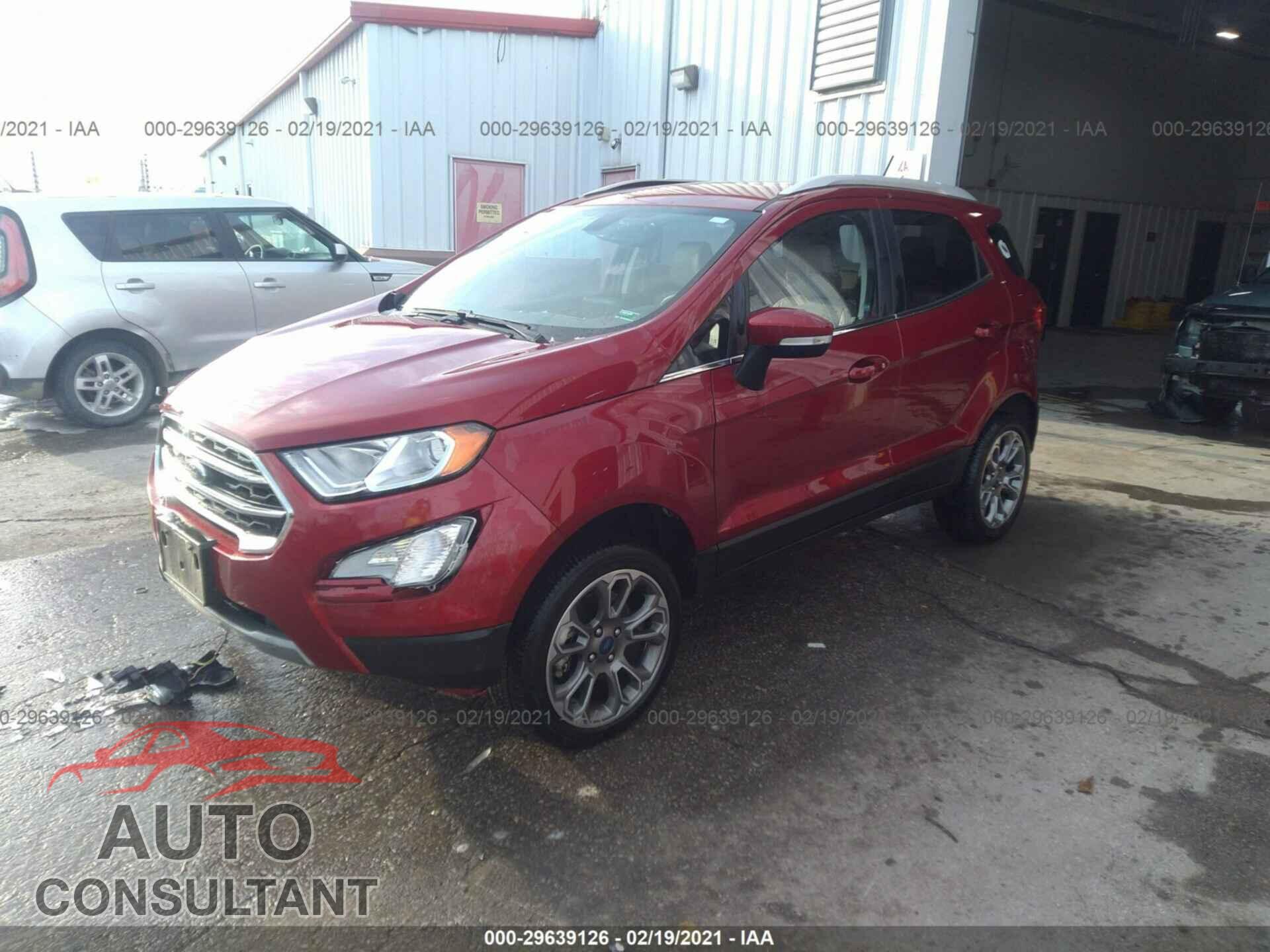 FORD ECOSPORT 2019 - MAJ6S3KL2KC309957