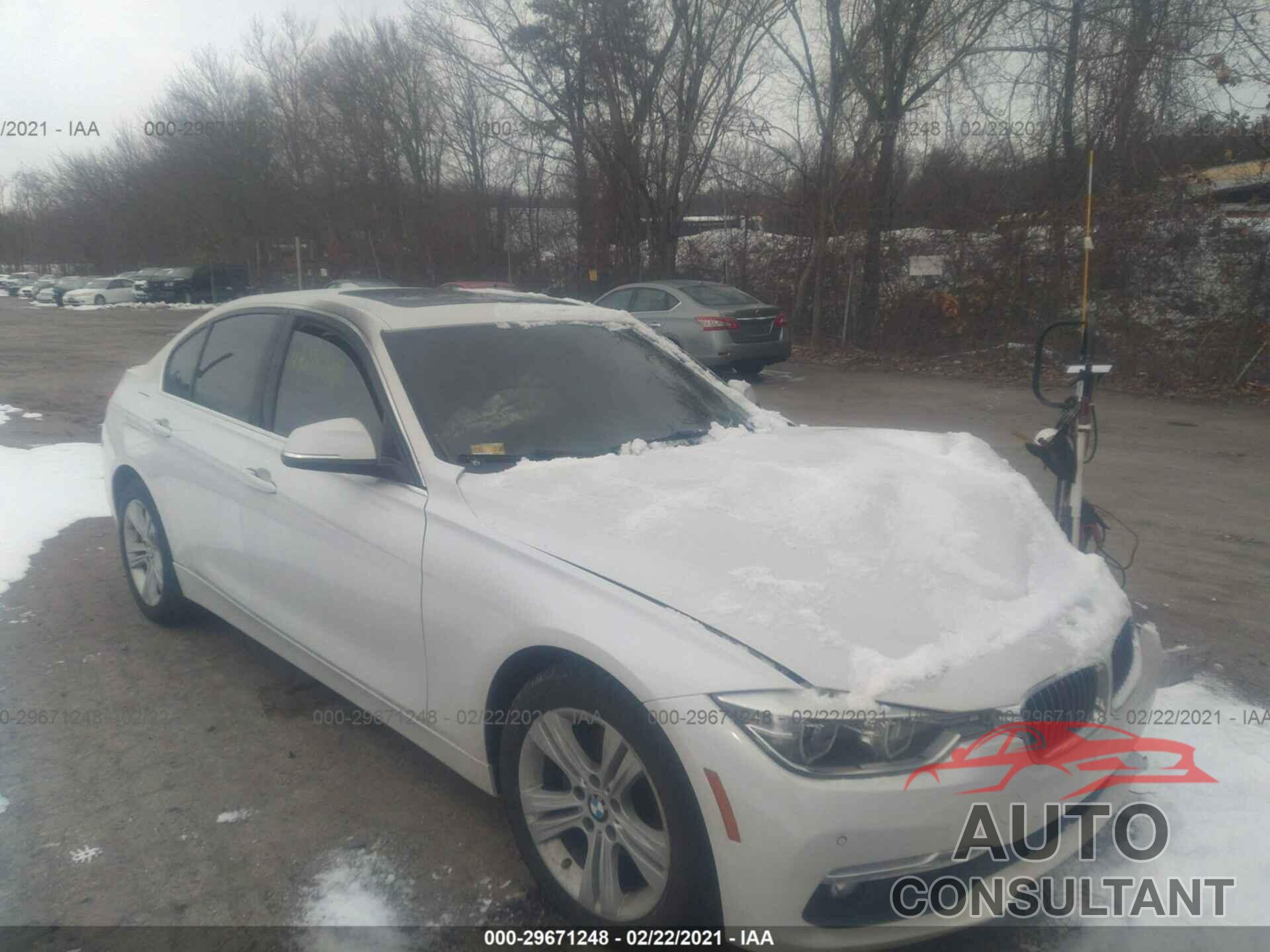 BMW 3 SERIES 2016 - WBA8E3G53GNU00832