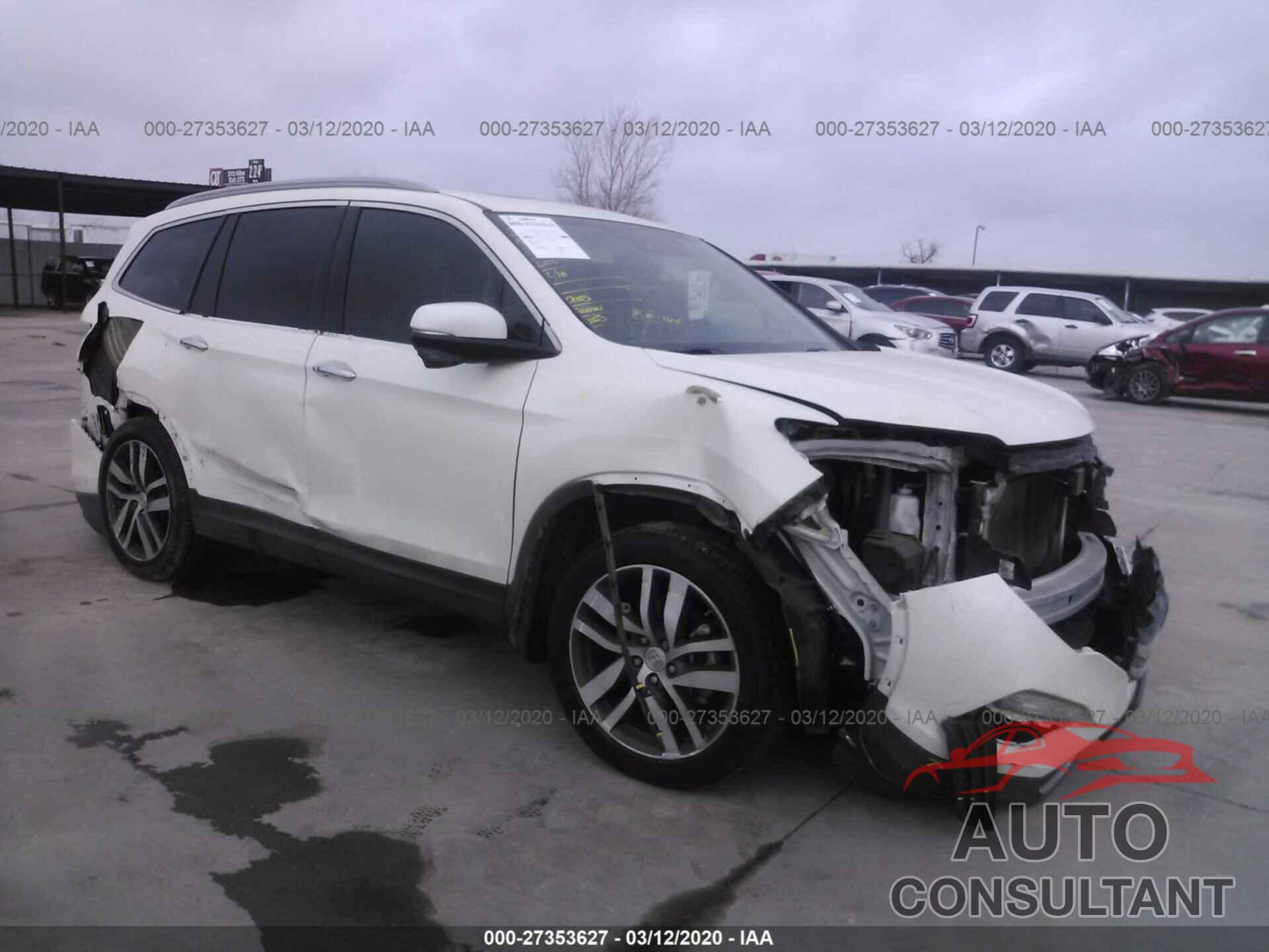 HONDA PILOT 2016 - 5FNYF5H90GB019080