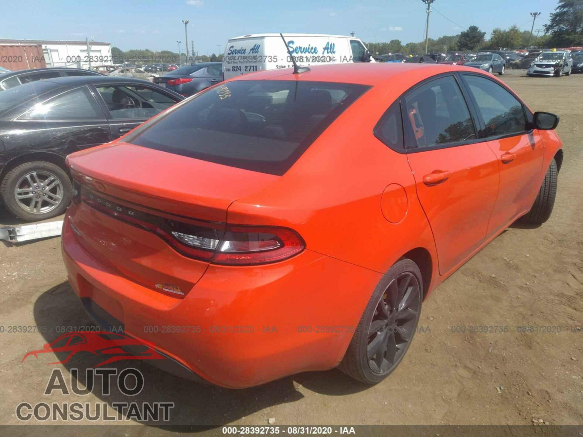 DODGE DART 2016 - 1C3CDFFA6GD803357