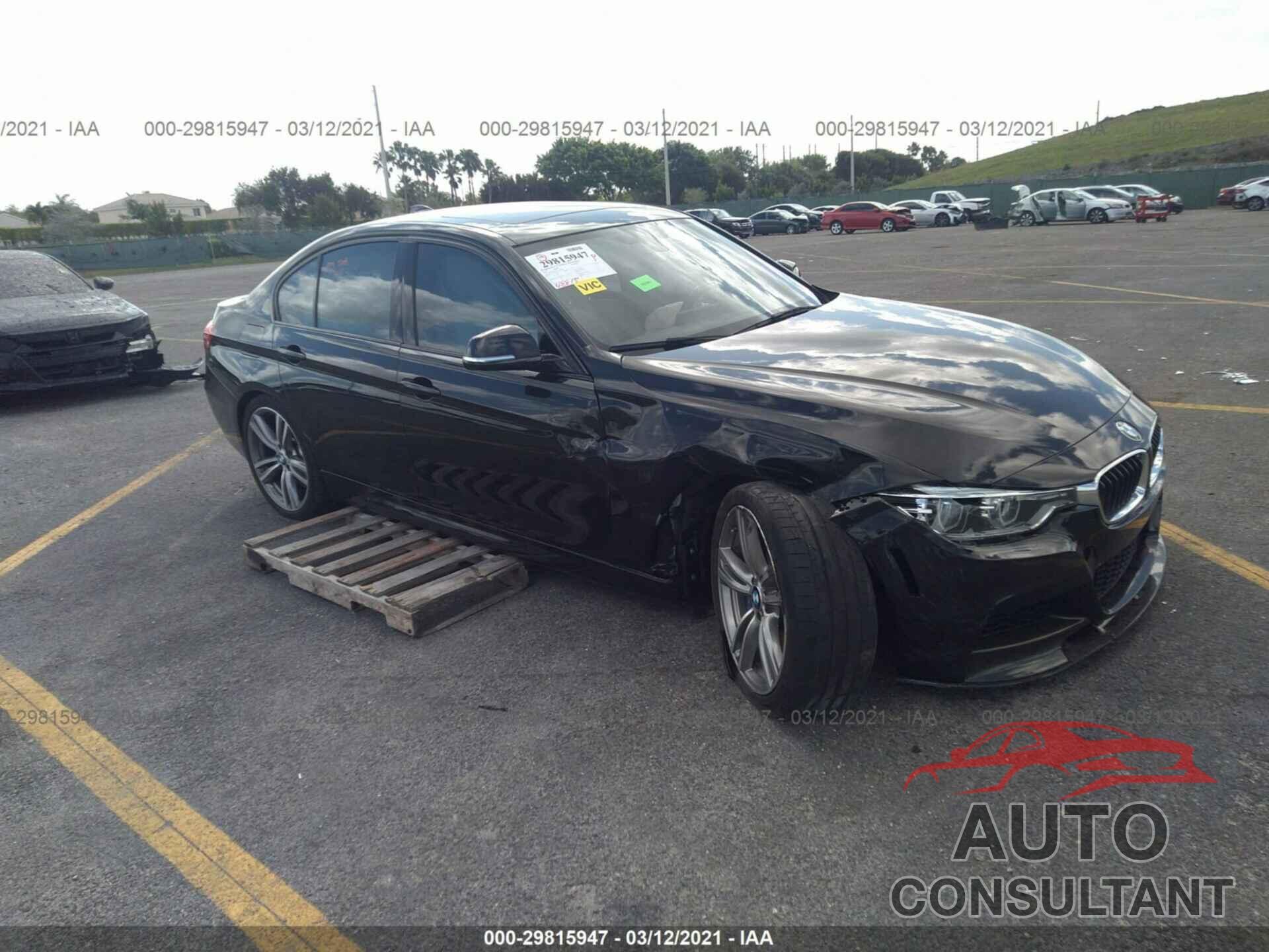BMW 3 SERIES 2016 - WBA8B3G59GNT92938