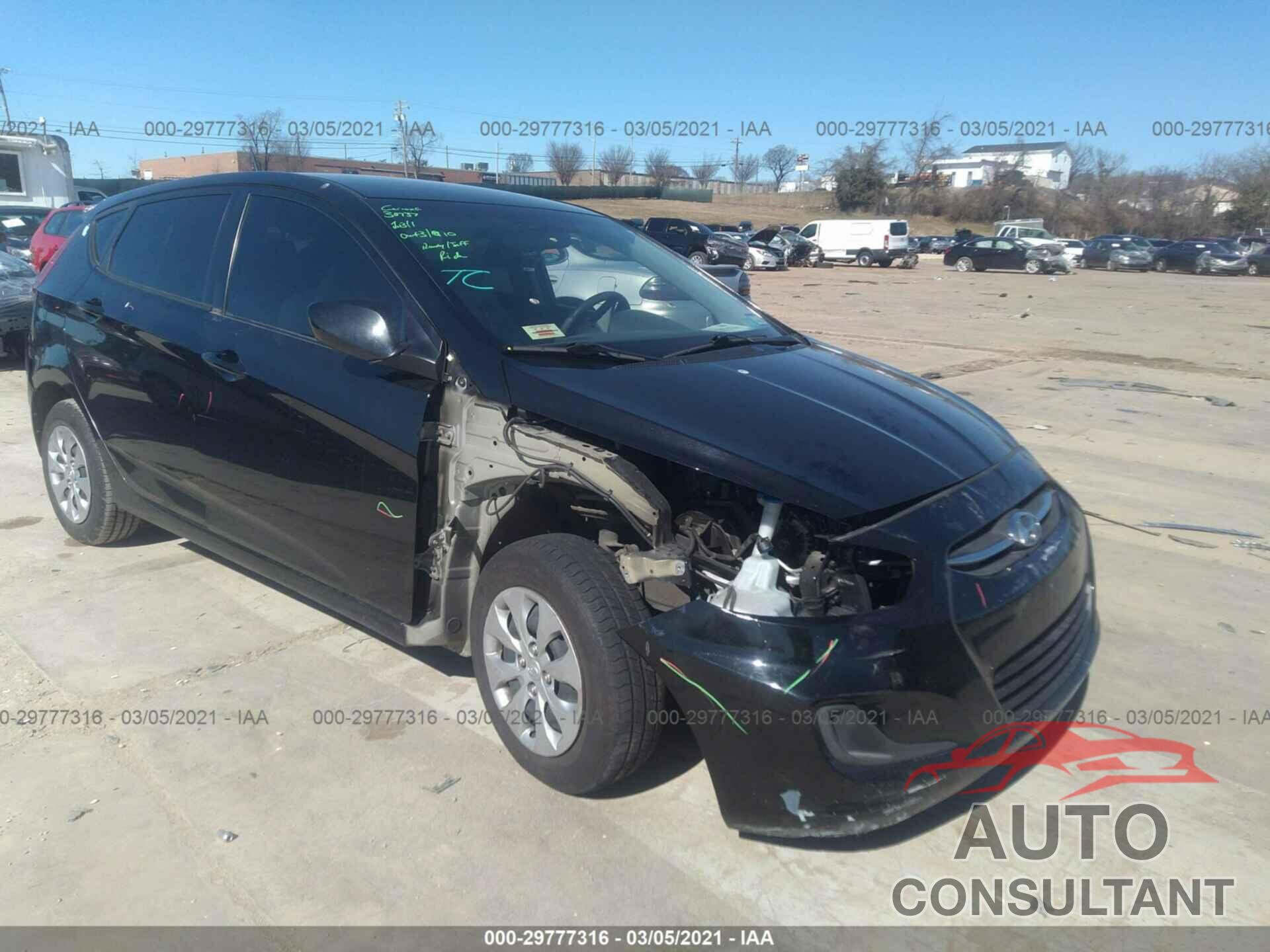 HYUNDAI ACCENT 2017 - KMHCT5AE5HU313184