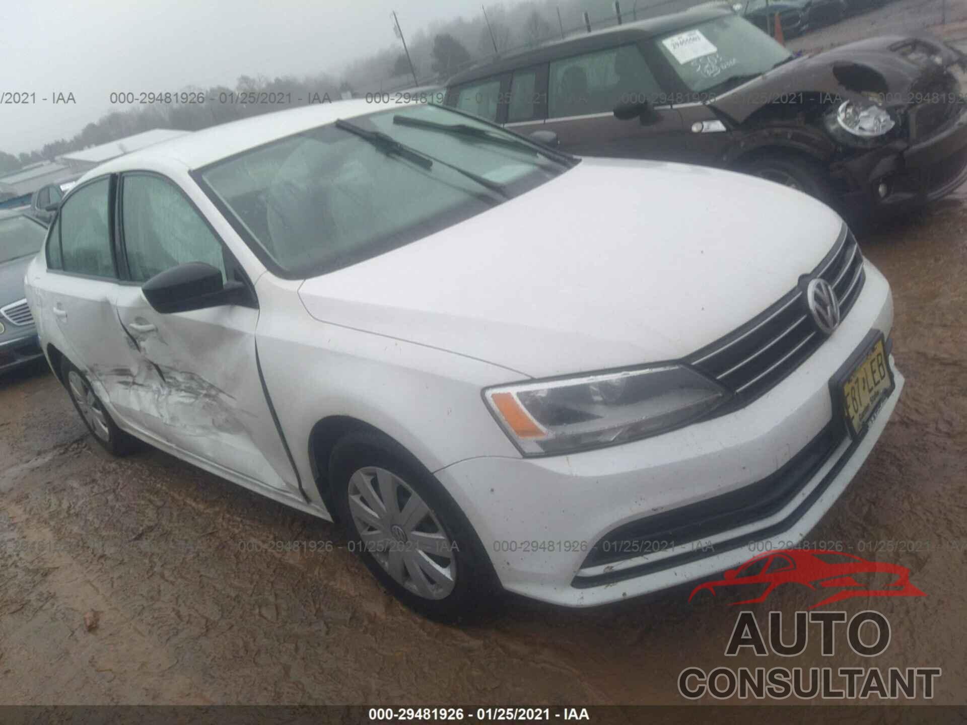 VOLKSWAGEN JETTA SEDAN 2016 - 3VW267AJ9GM352280