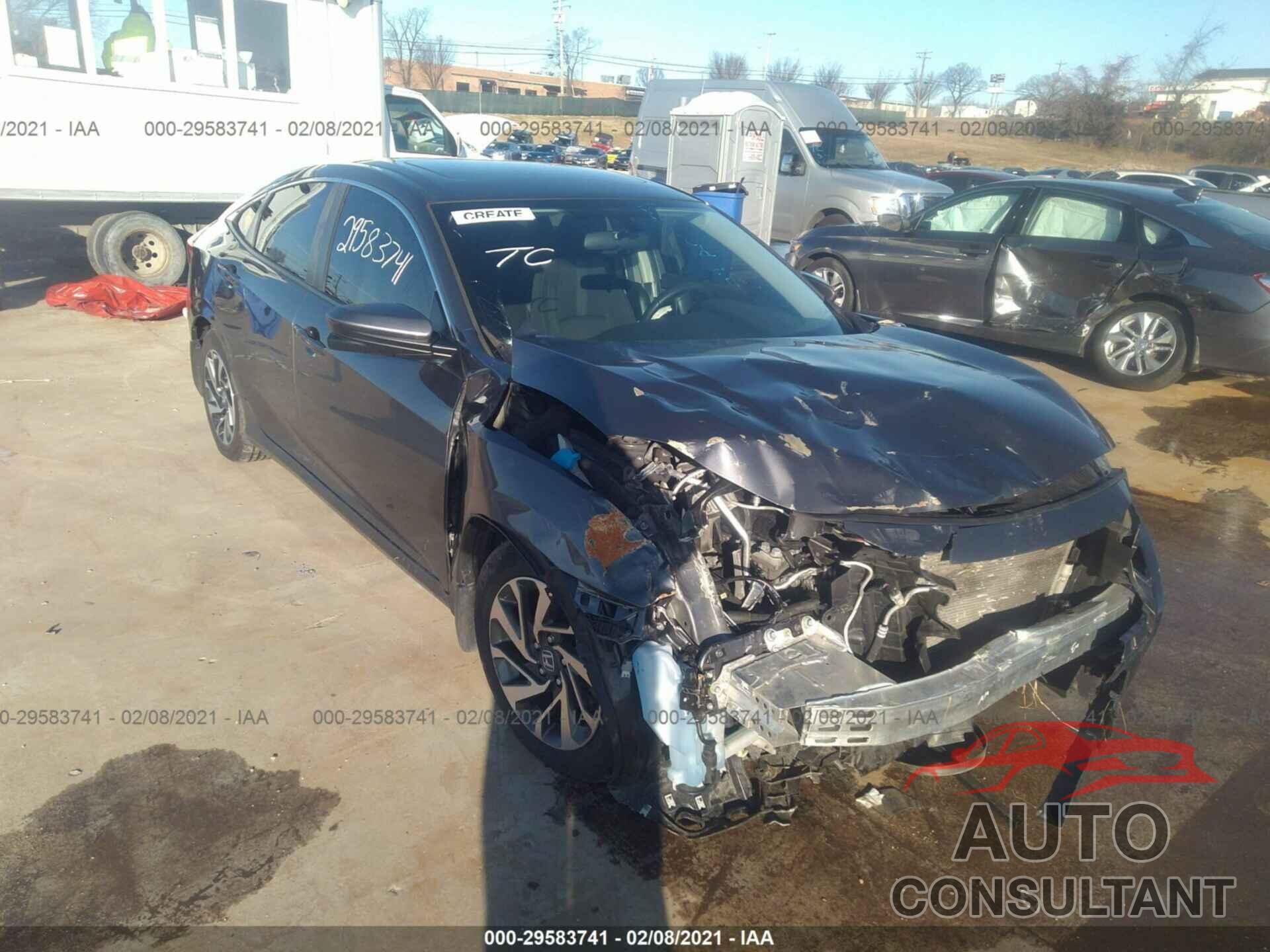 HONDA CIVIC SEDAN 2016 - 2HGFC2F74GH566428