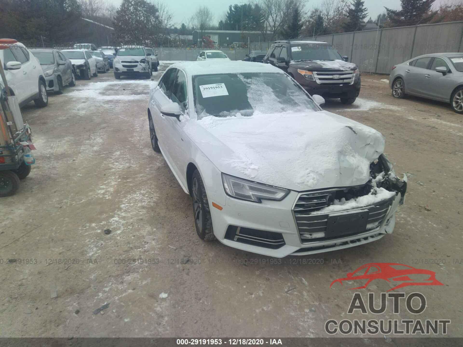 AUDI A4 2018 - WAUENAF43JN003449